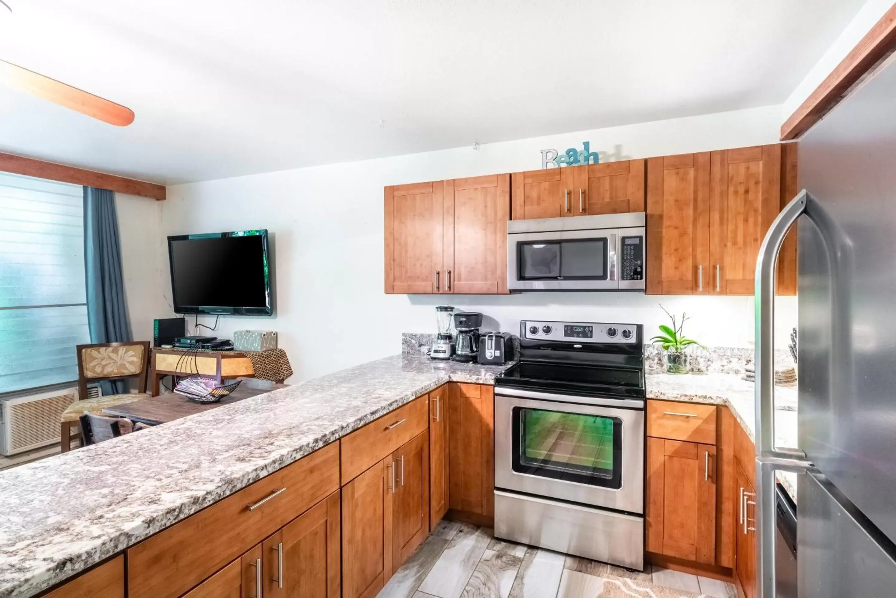 Kitchen/Kitchenette in BeachFront Kihei Kai Nani - Maui Vista Deluxe Condos