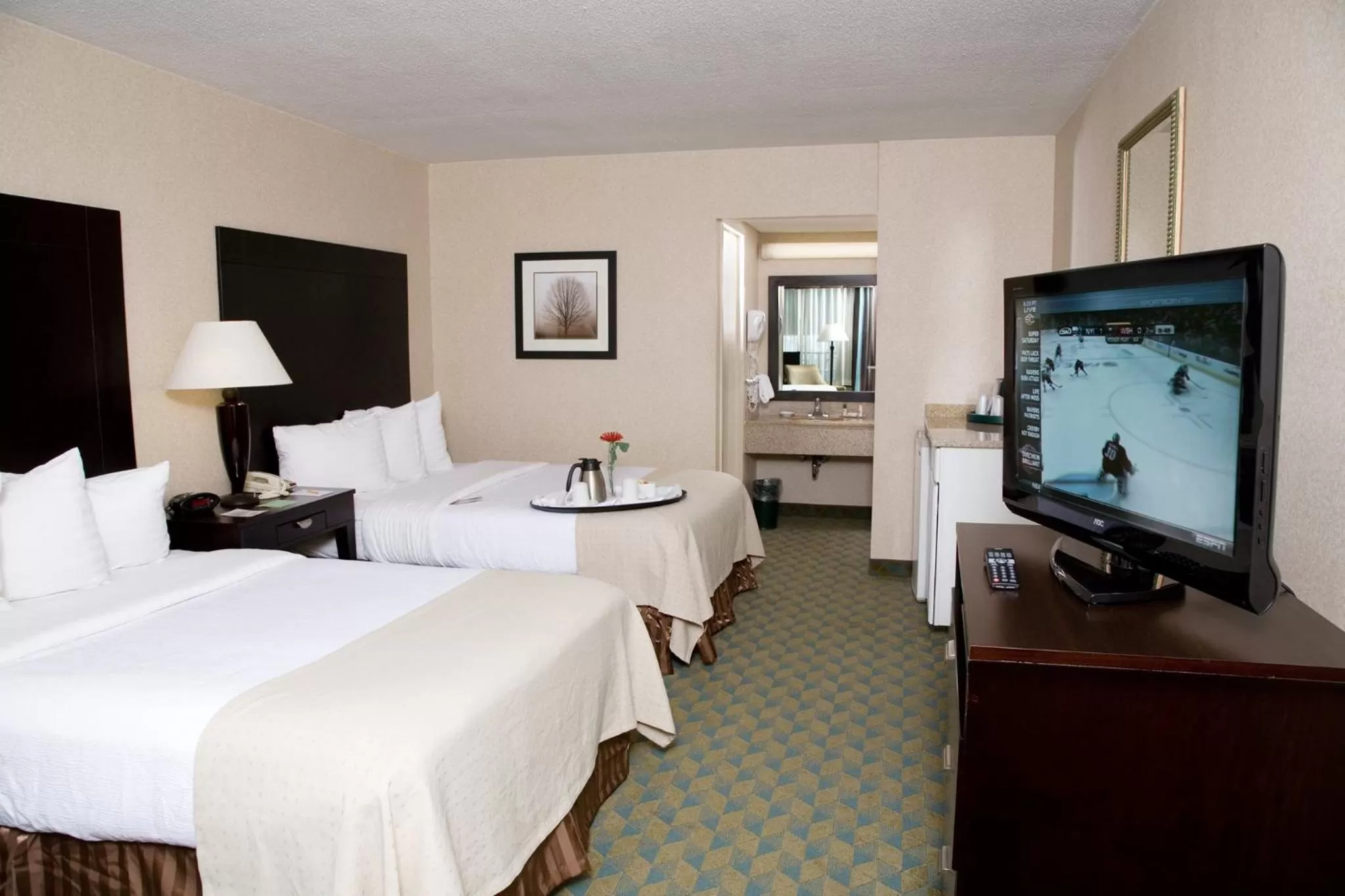 Double Room with Two Double Beds - Hearing Impaired/Non-Smoking in Wyndham Garden Lake Guntersville