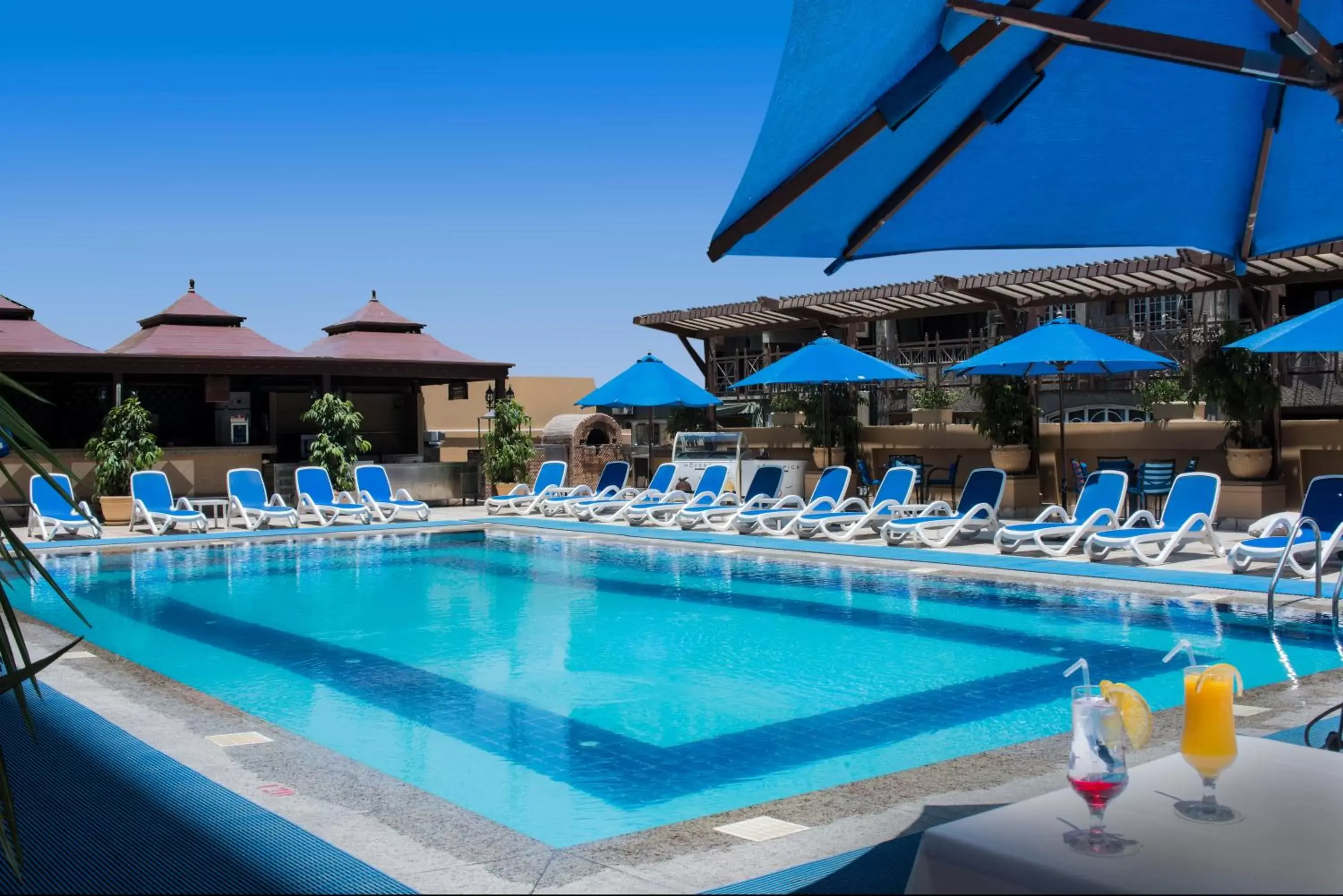 Swimming Pool in Safir Hotel Cairo