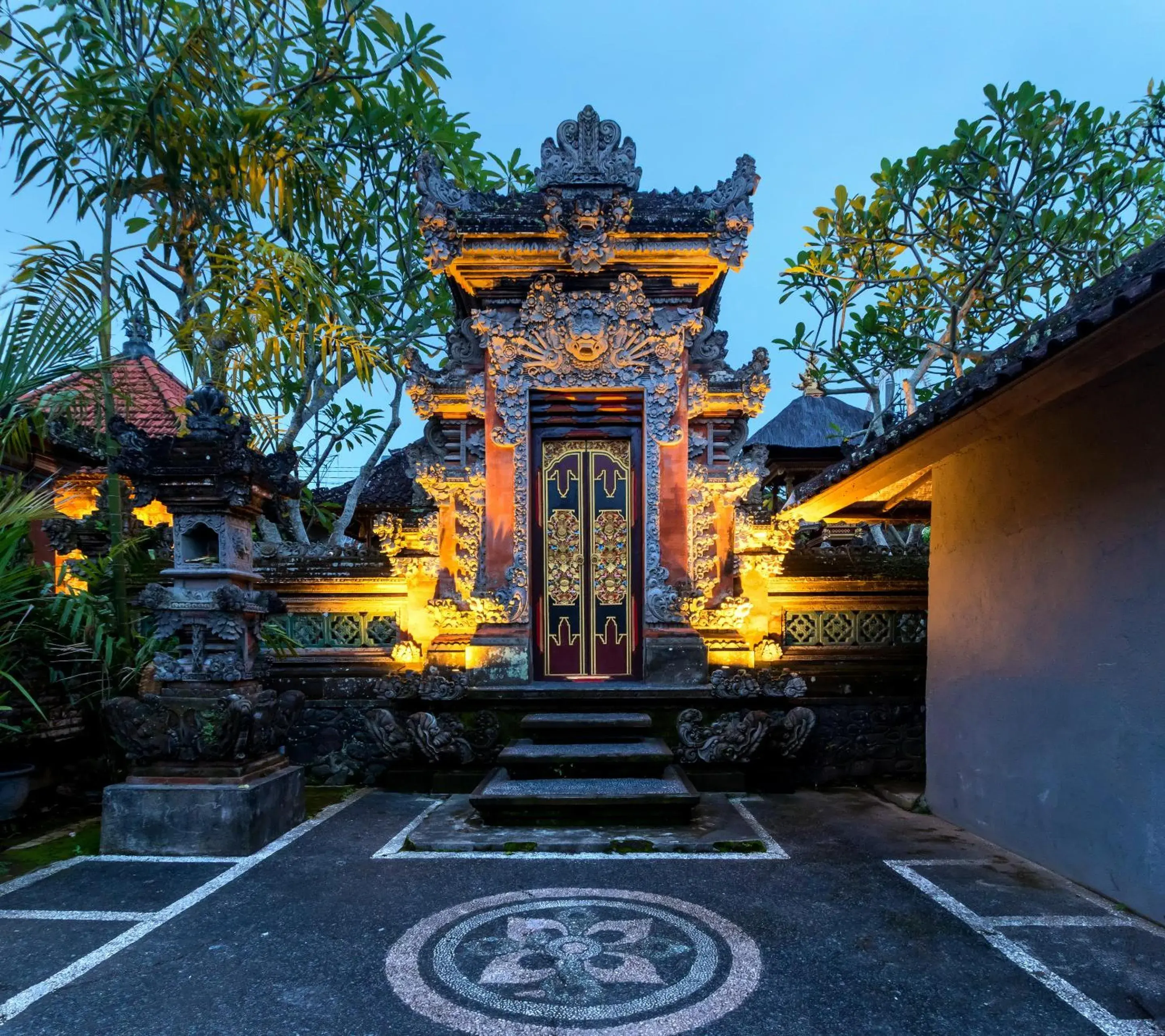 Facade/entrance in Padma Ubud Retreat