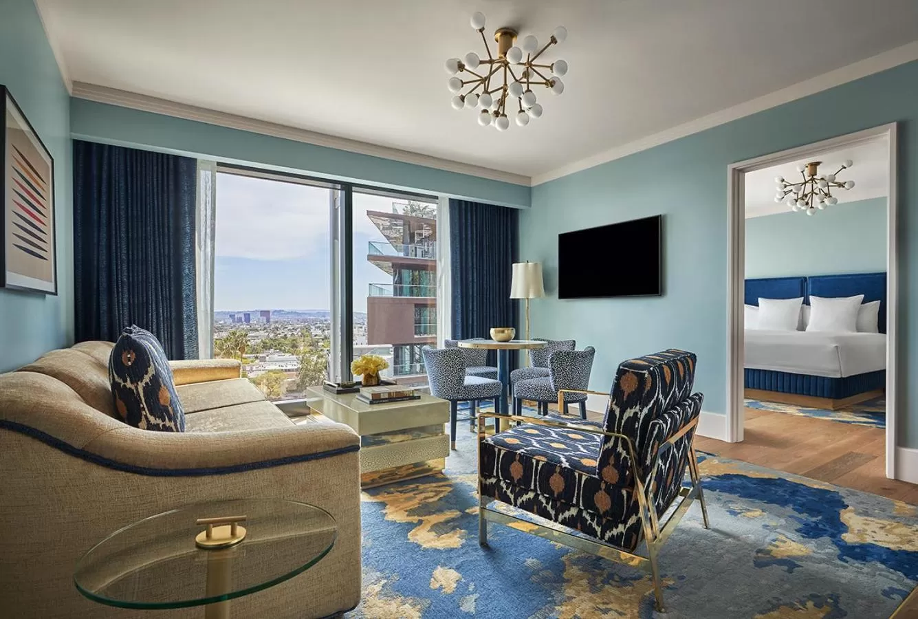 Skyline Two Bedroom King Suite in The Sun Rose West Hollywood
