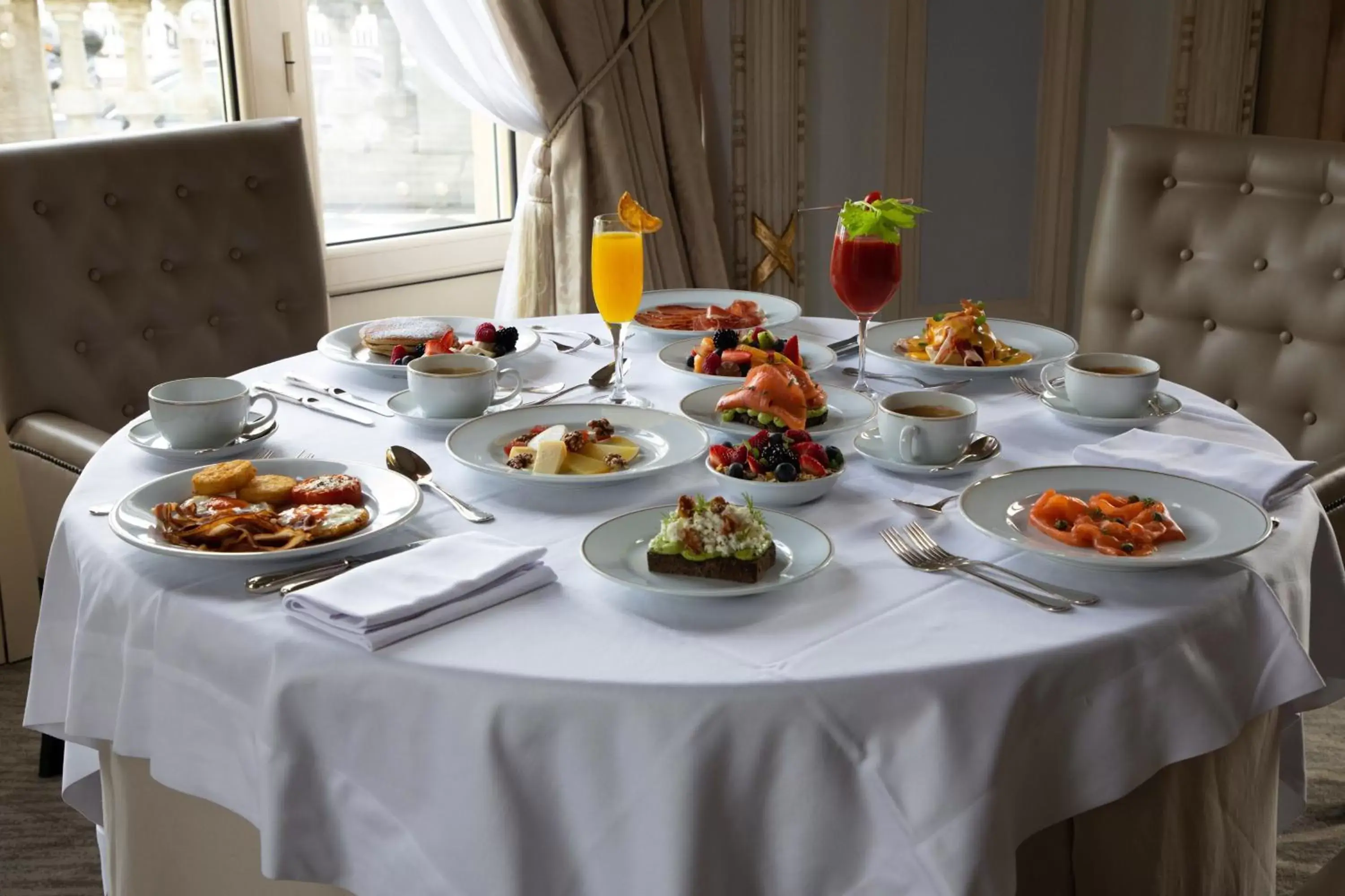 Breakfast in Hotel Maria Cristina, a Luxury Collection Hotel, San Sebastian