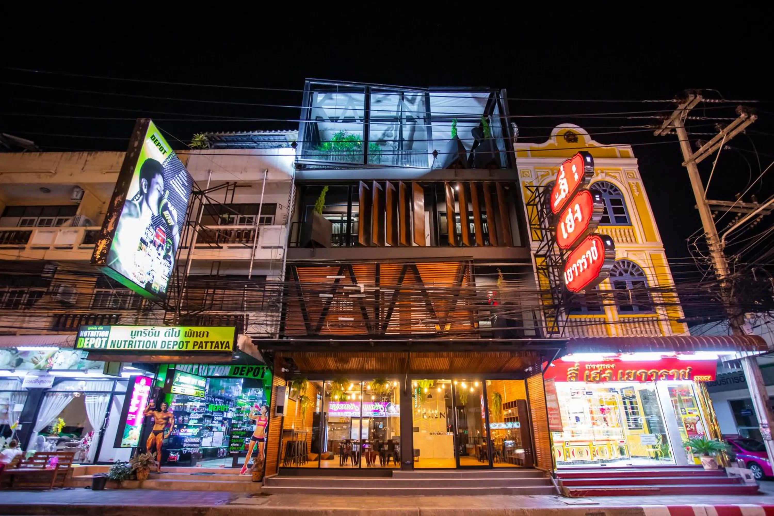 Property building in Kaen Hostel