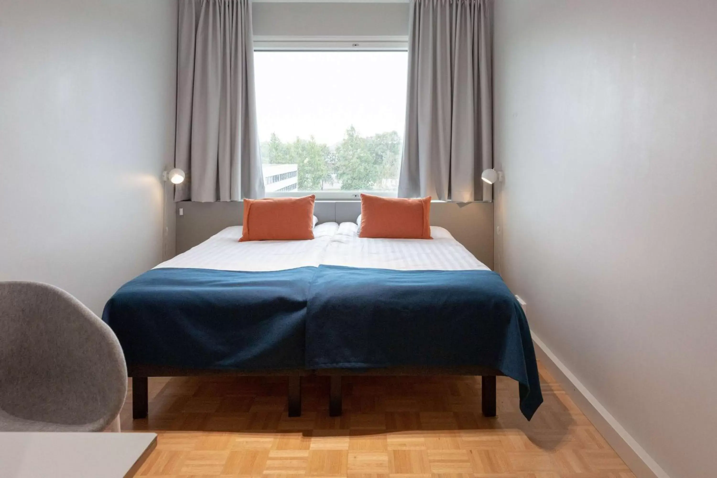 Bedroom, Bed in Scandic Rauma