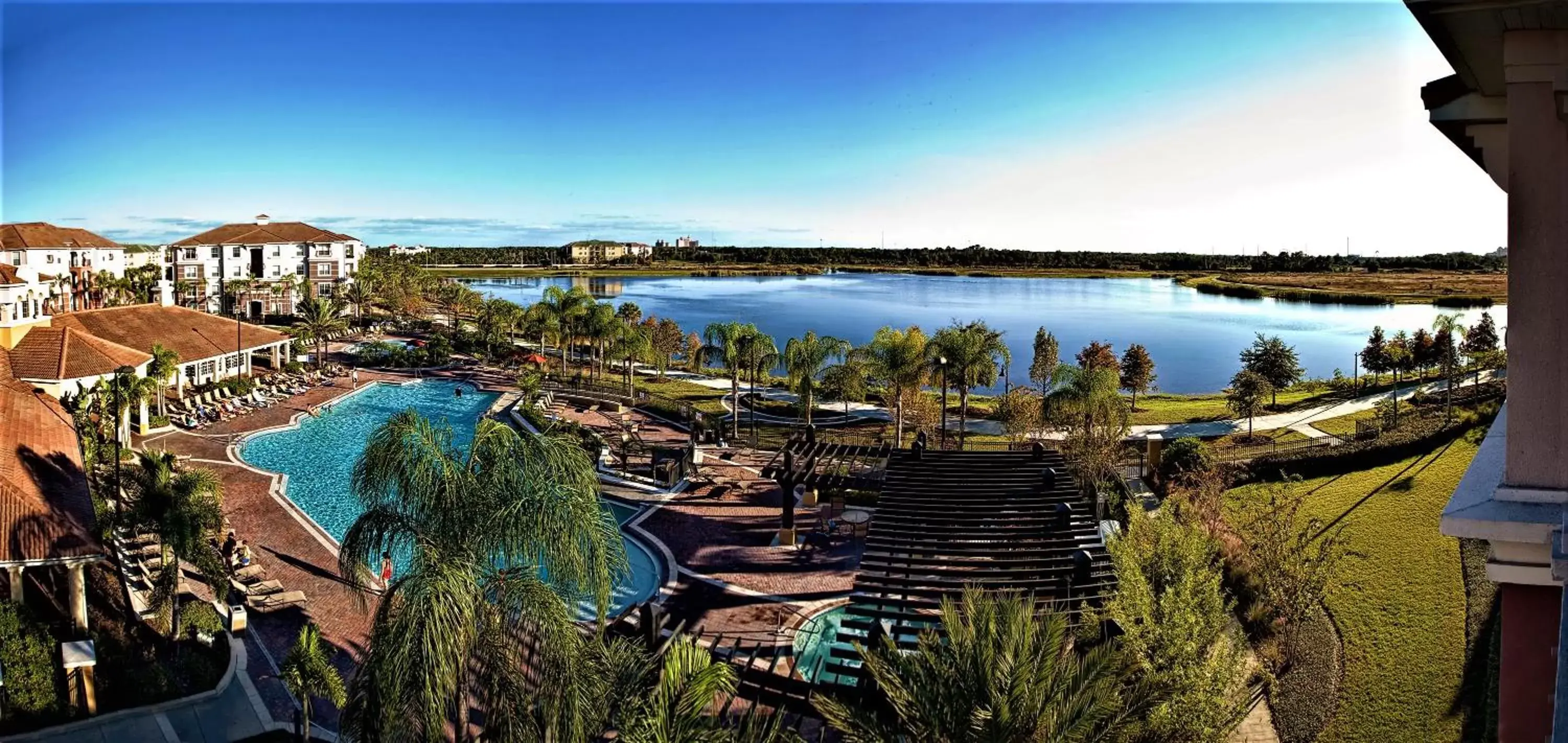 Lake view in Vista Cay Resort by Millenium at Universal Blvd.