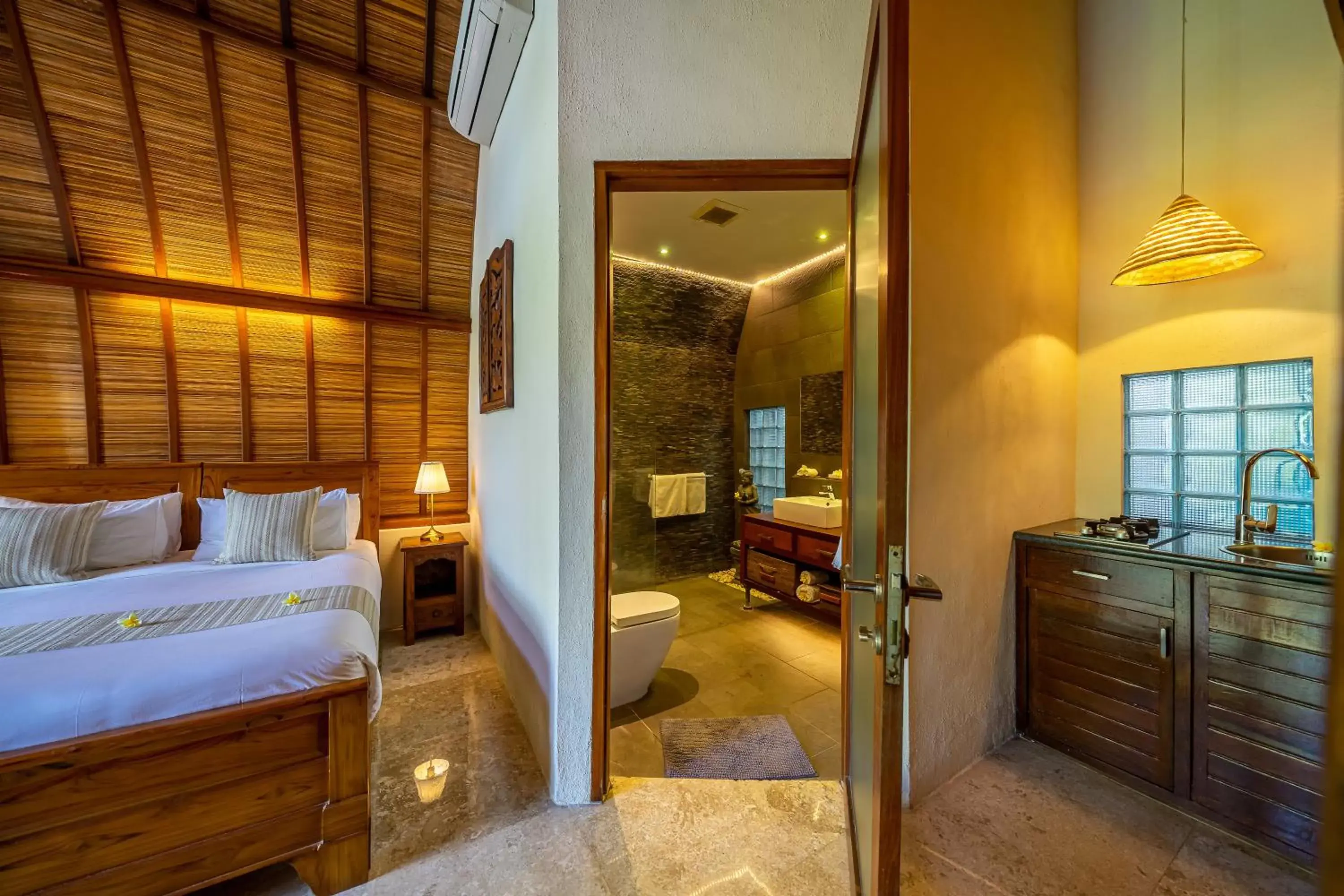 Bed in Klumpu Bali Resort Bed in Klumpu Bali Resort