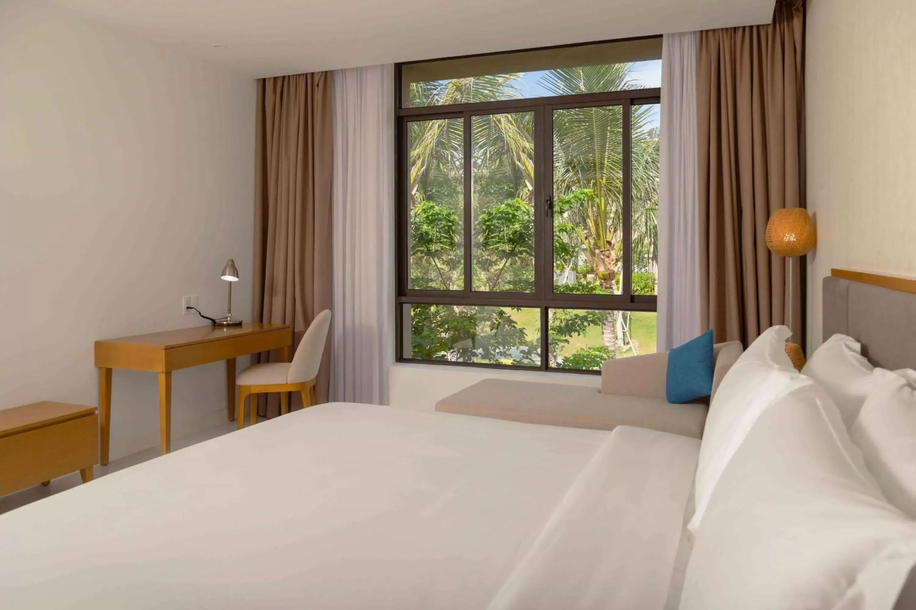 Bed in Wyndham Garden Cam Ranh Resort