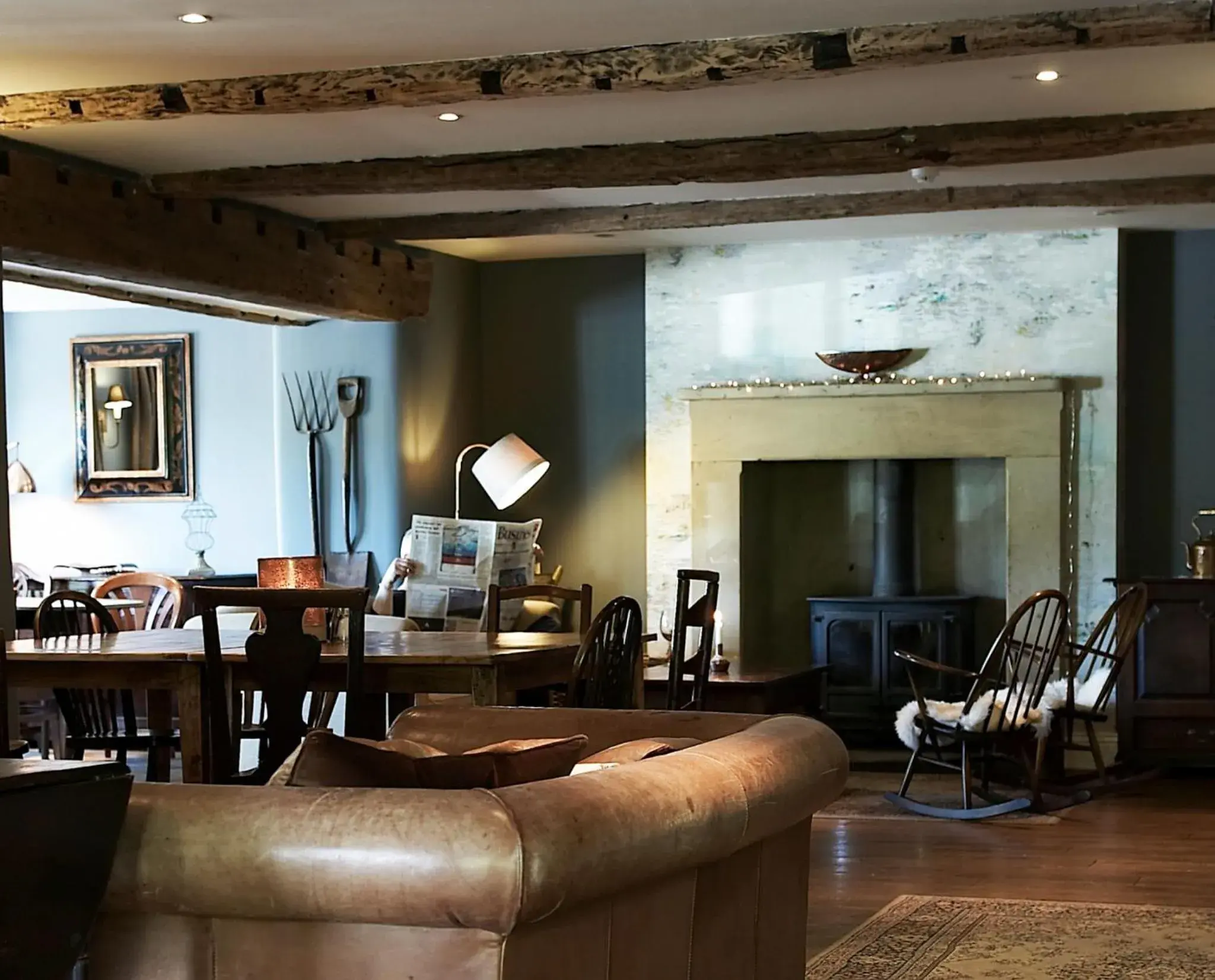 Seating area, Restaurant/Places to Eat in Plough Inn