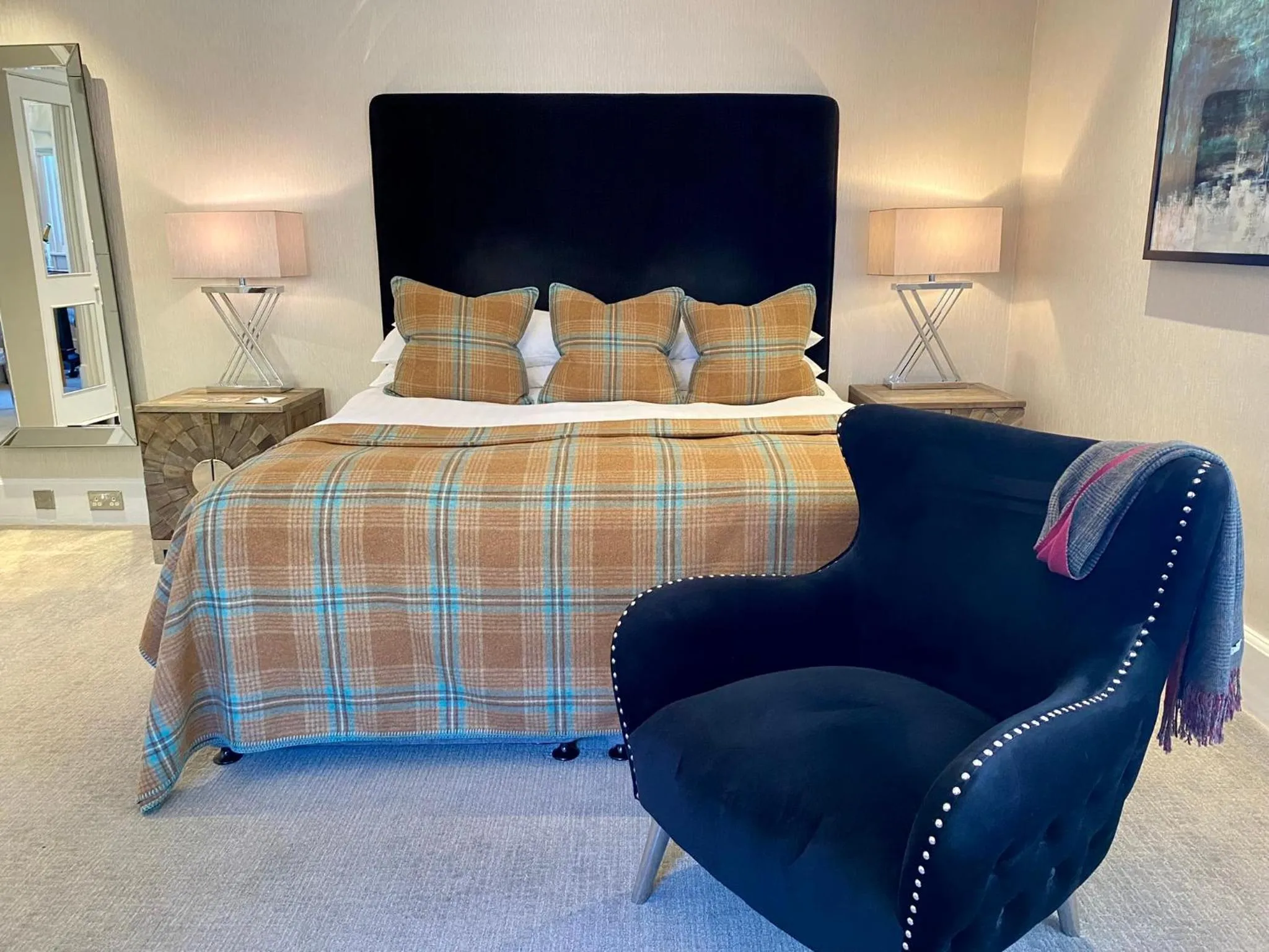 Bed in Rowhill Grange Hotel & Utopia Spa