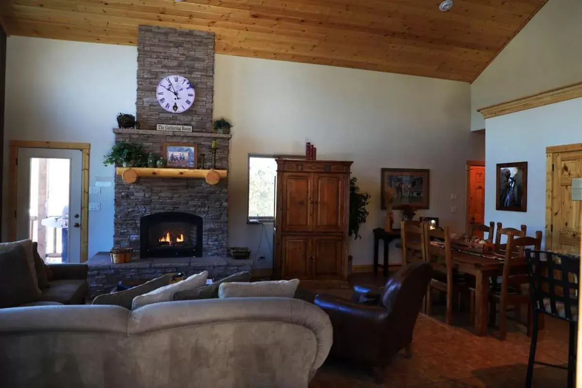 Seating Area in Zion Ponderosa Ranch Resort