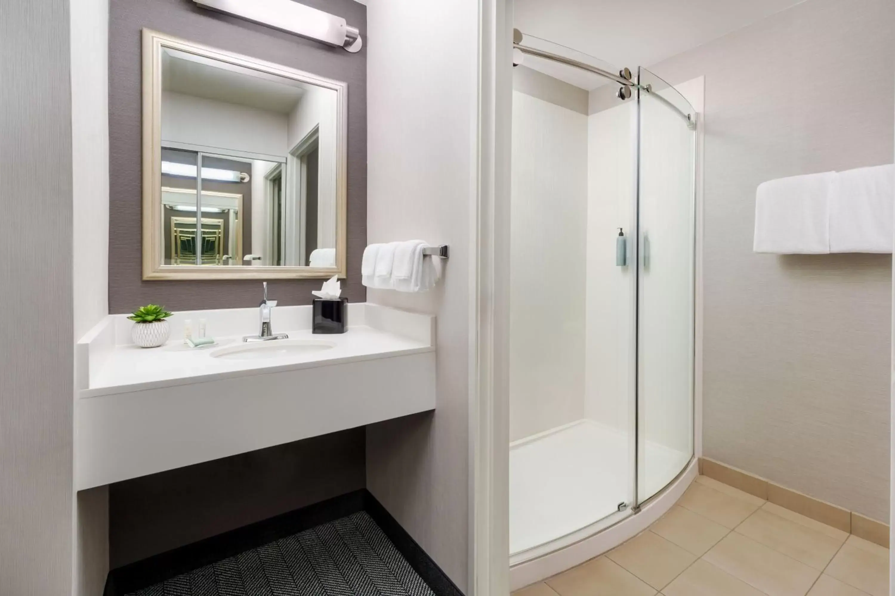 Bathroom in Courtyard by Marriott Sacramento Folsom