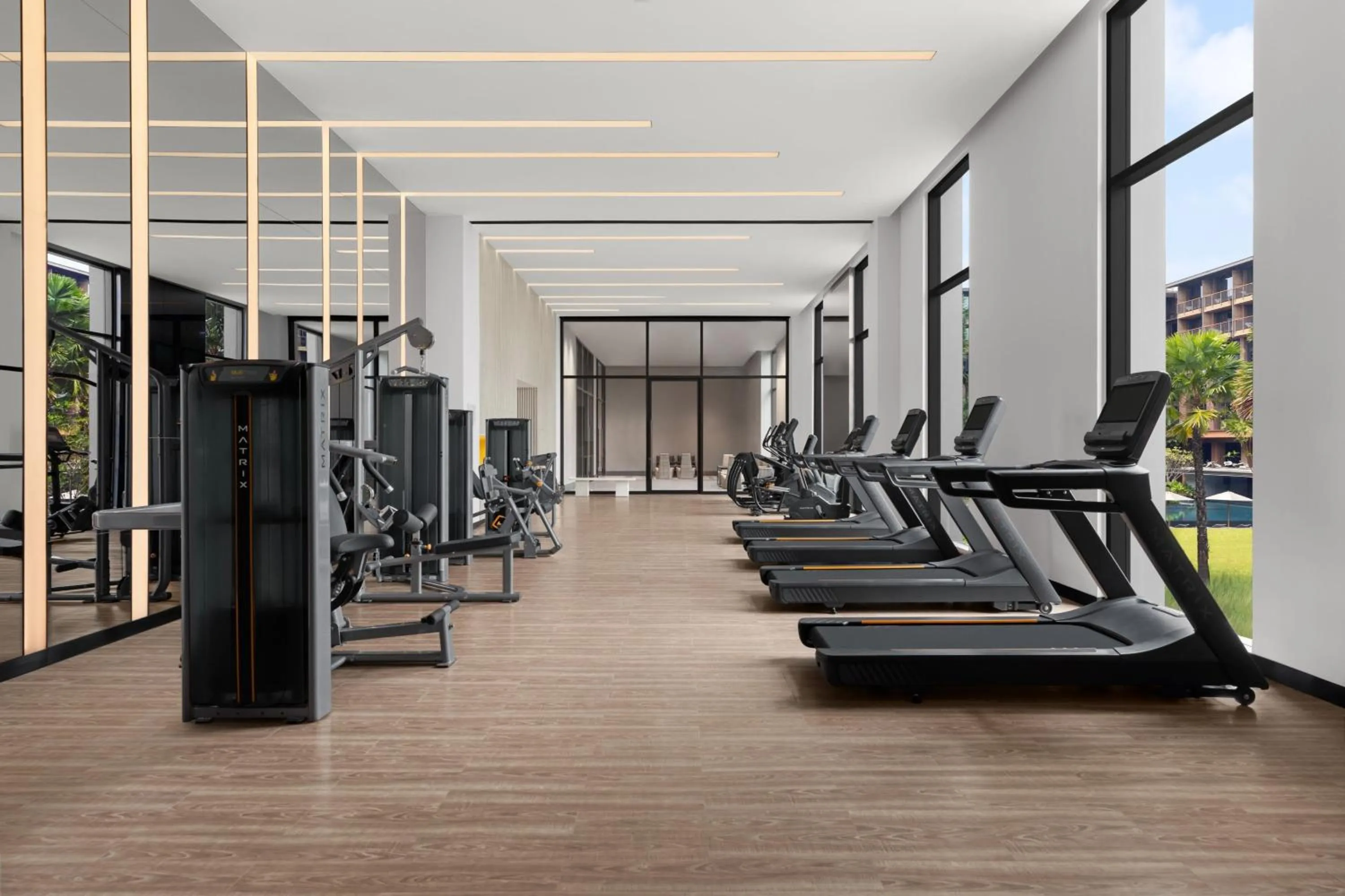Fitness centre/facilities in Courtyard by Marriott Bangkok Suvarnabhumi Airport
