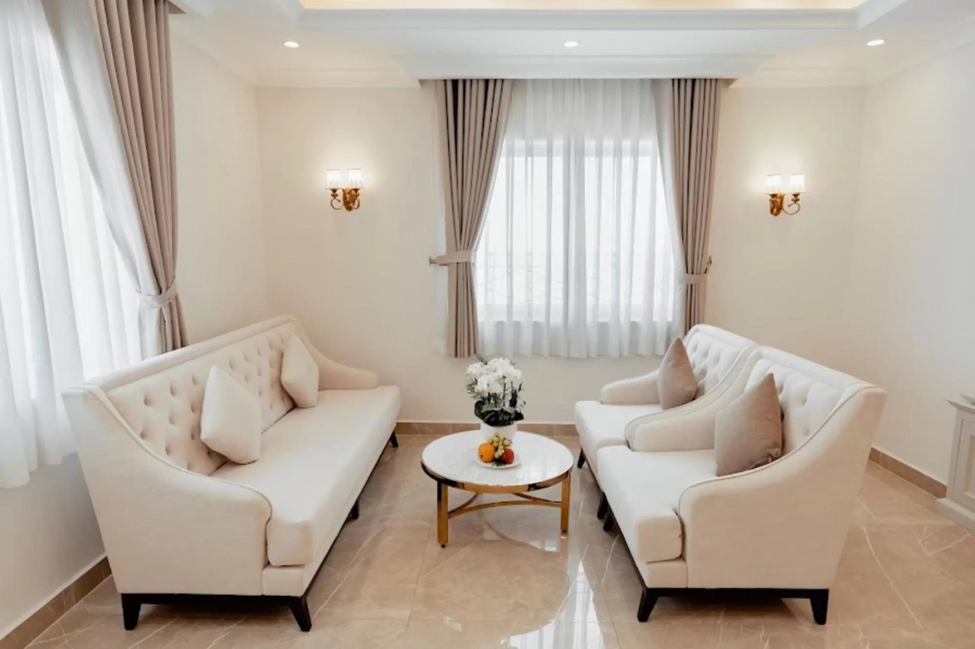 Living room, Seating Area in MerPerle Beach Hotel