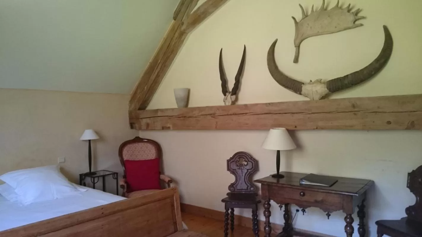 Bedroom, Bed in La Vallombreuse