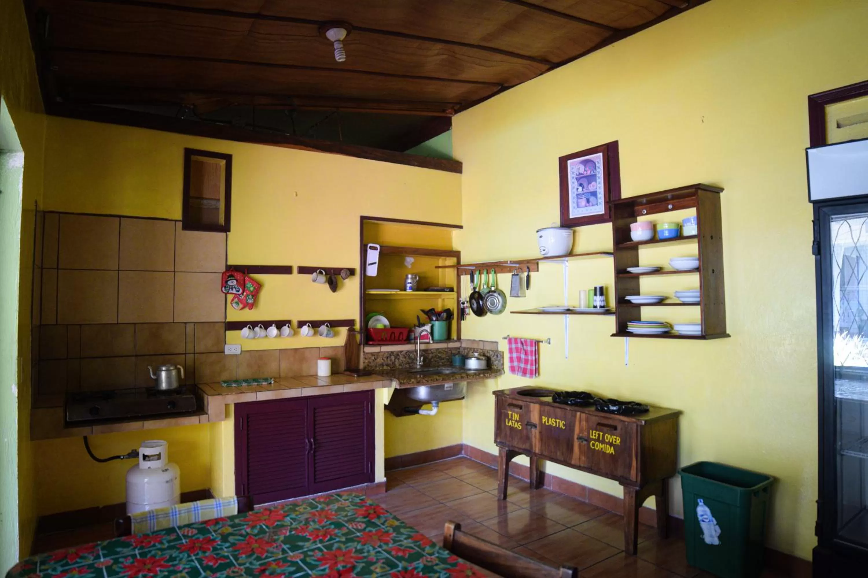 Kitchen or kitchenette in Hotel Marielos