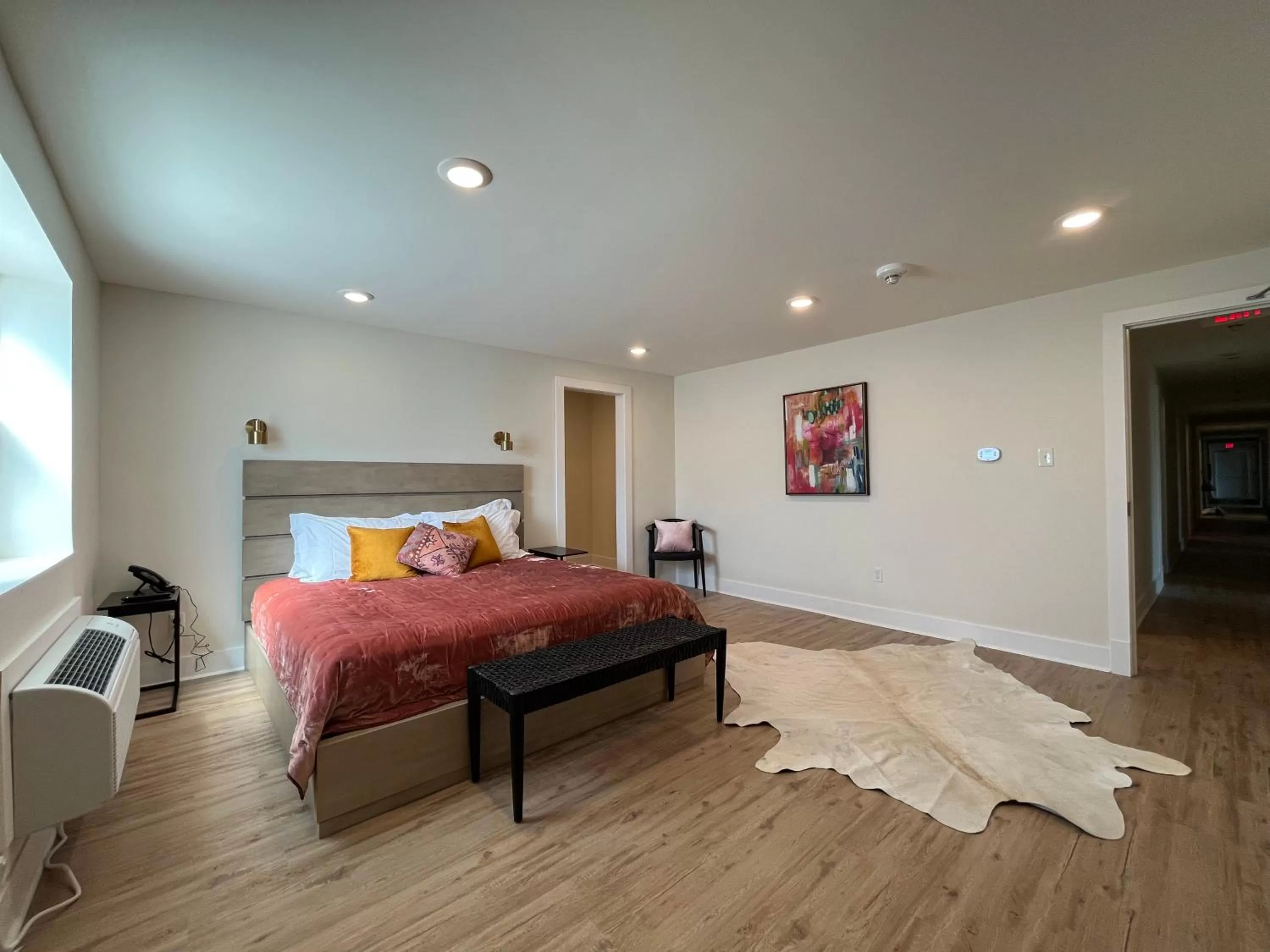 Bed in Lucky Inn New Orleans