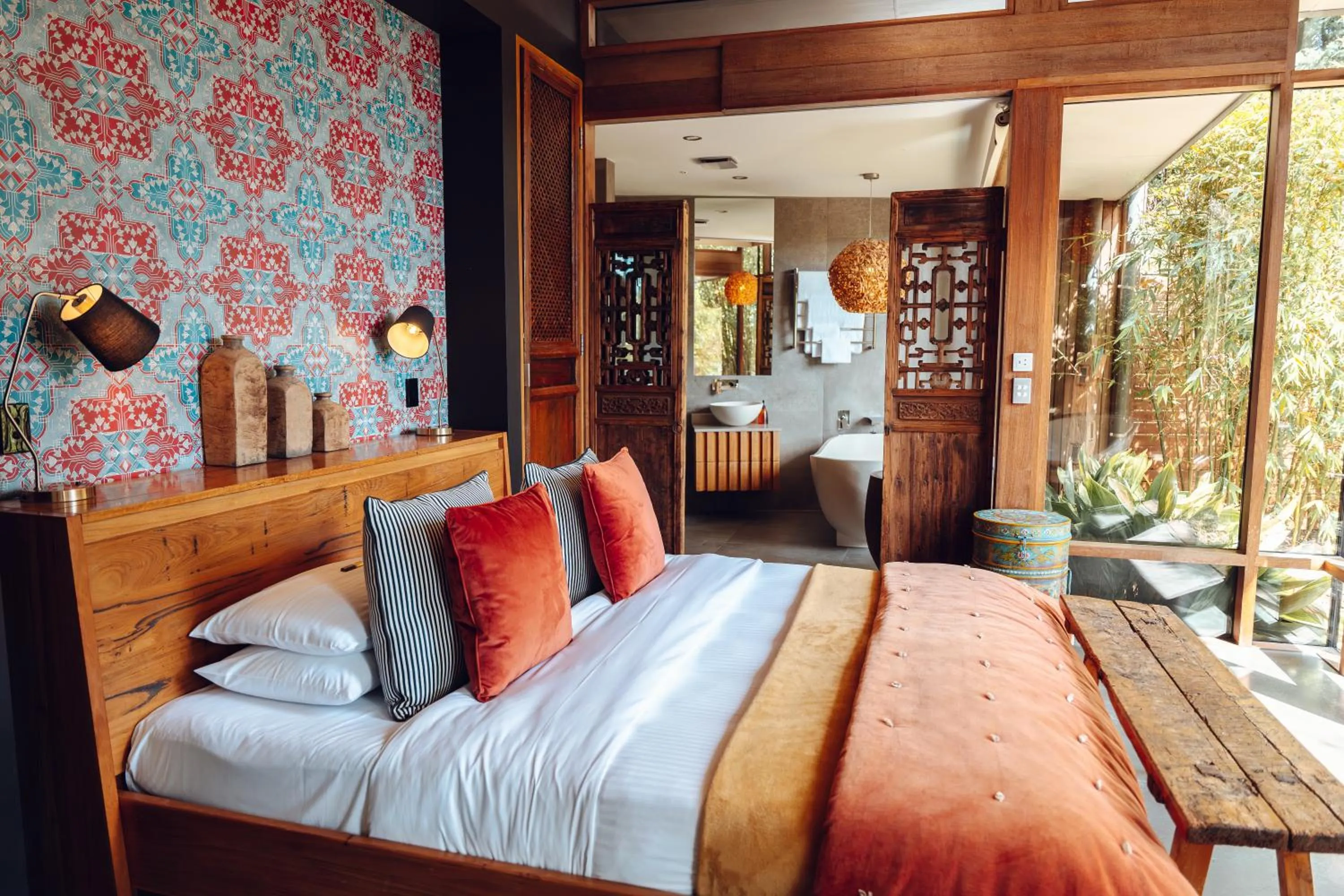 Bed in Sticky Rice Villas