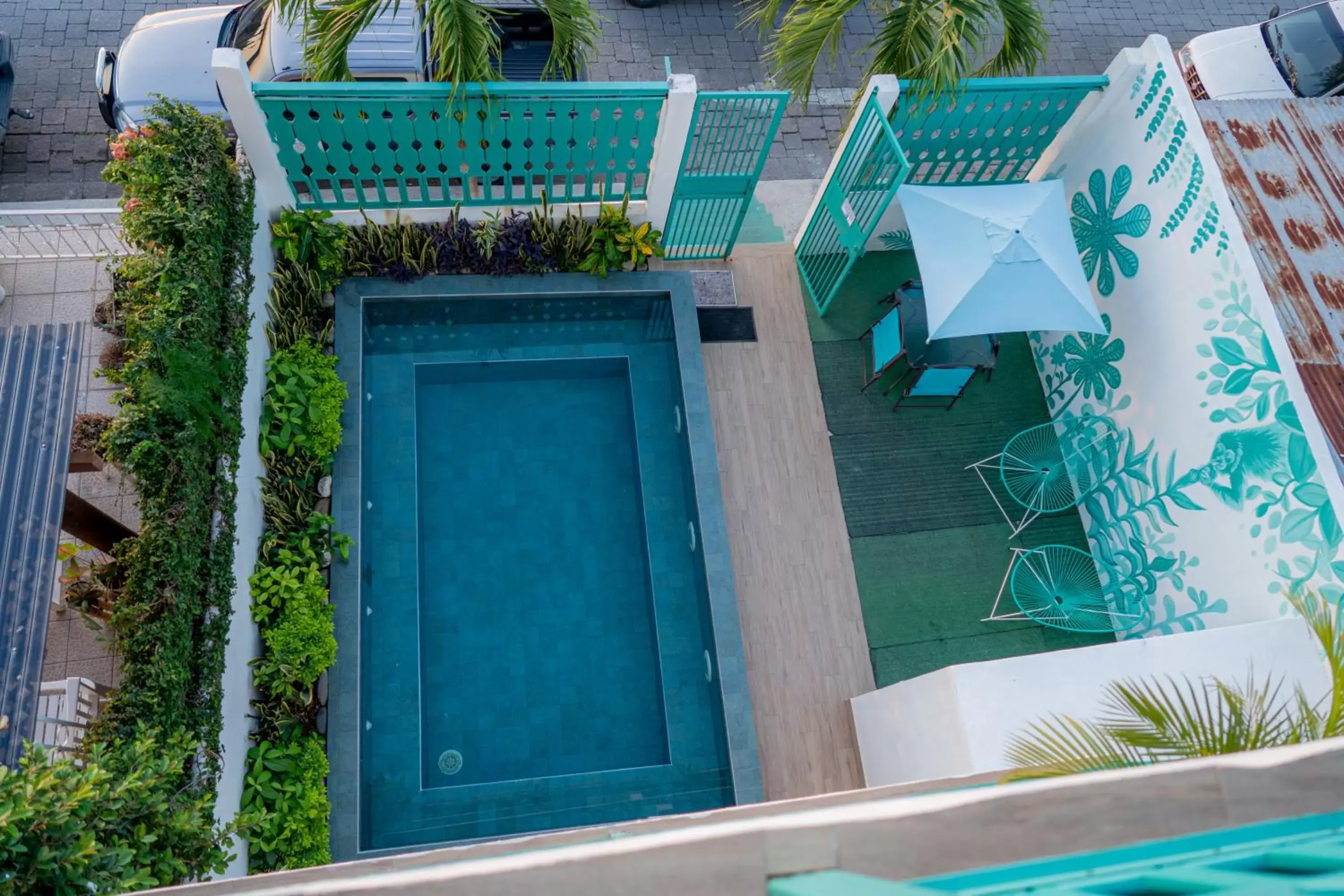 Pool View in Hotel Casa Turquesa