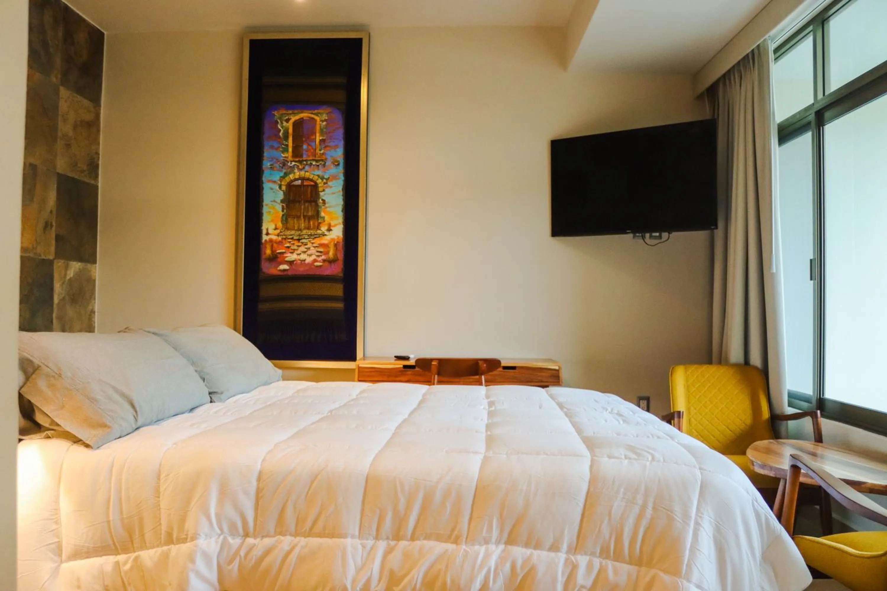 Bed in Hotel Casa Justina