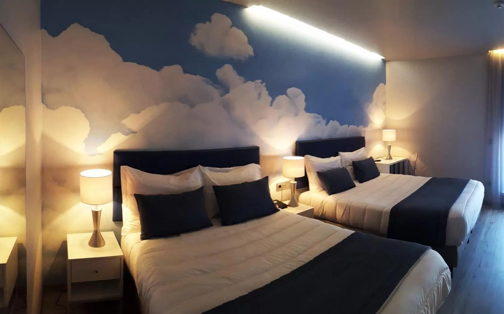 Bed in Hotel Aleluia