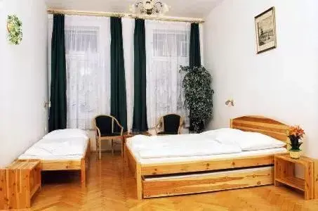 Bed in Pension Prague City