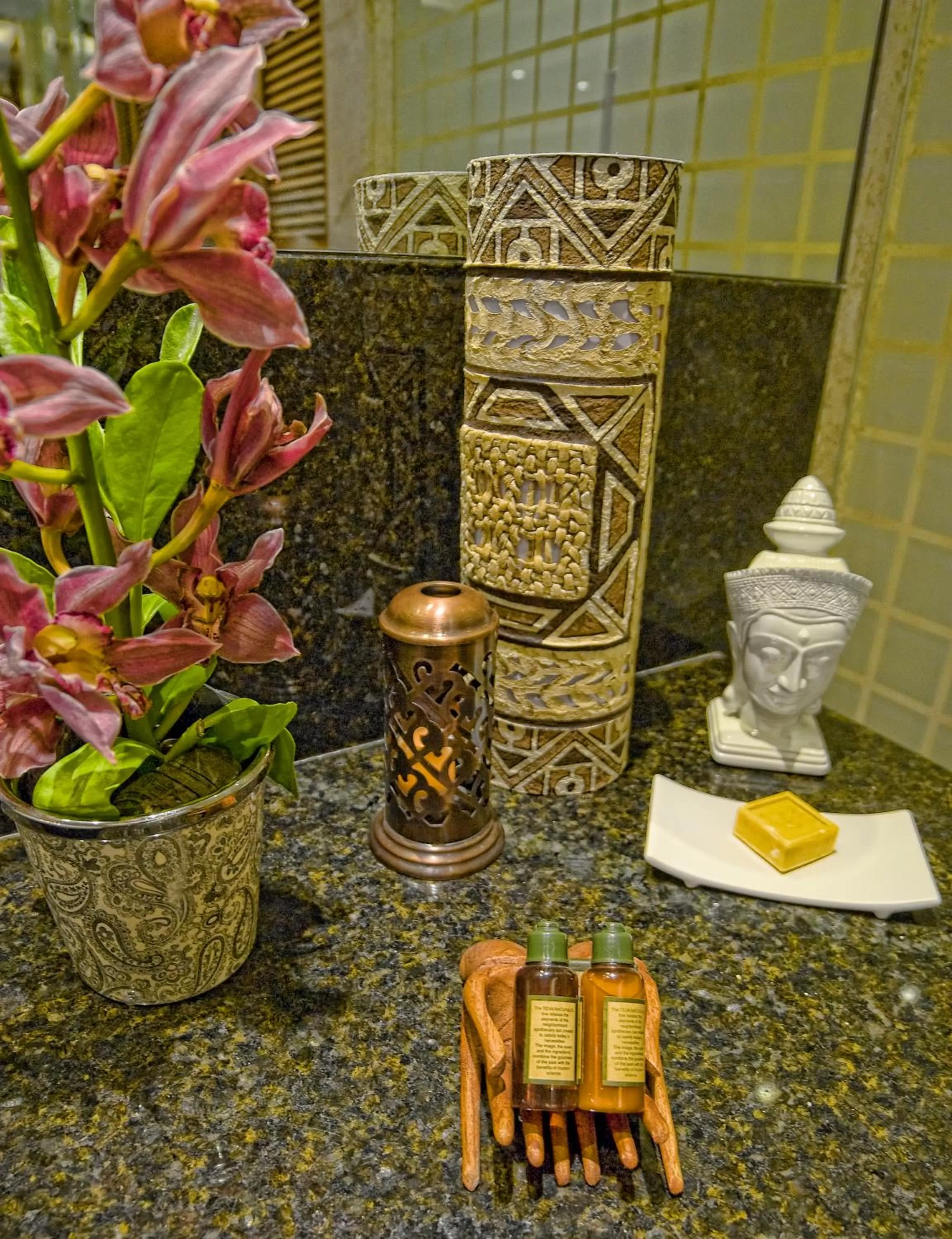 Decorative detail in La Divina by Aldea Thai