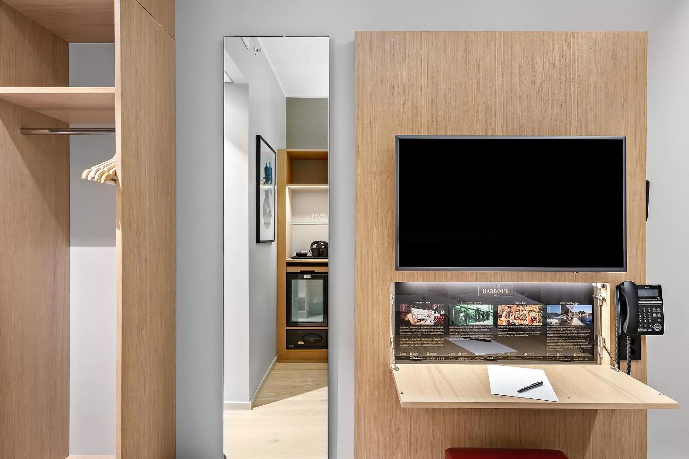 TV/Entertainment Center in Bergen Harbour Hotel, WorldHotels Crafted