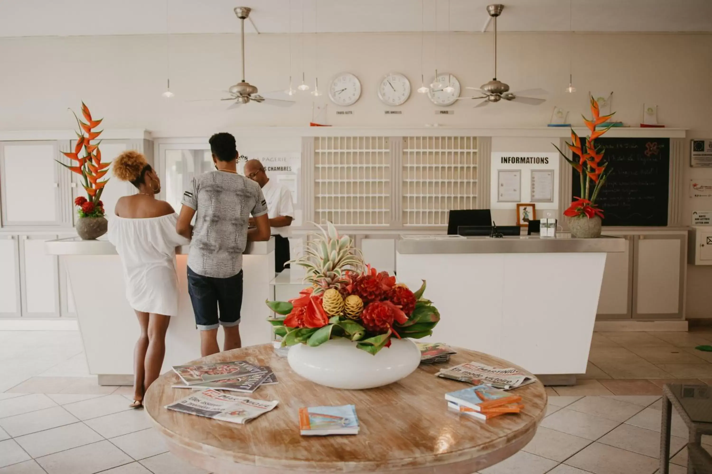 Lobby or reception in La Pagerie - Tropical Garden Hotel