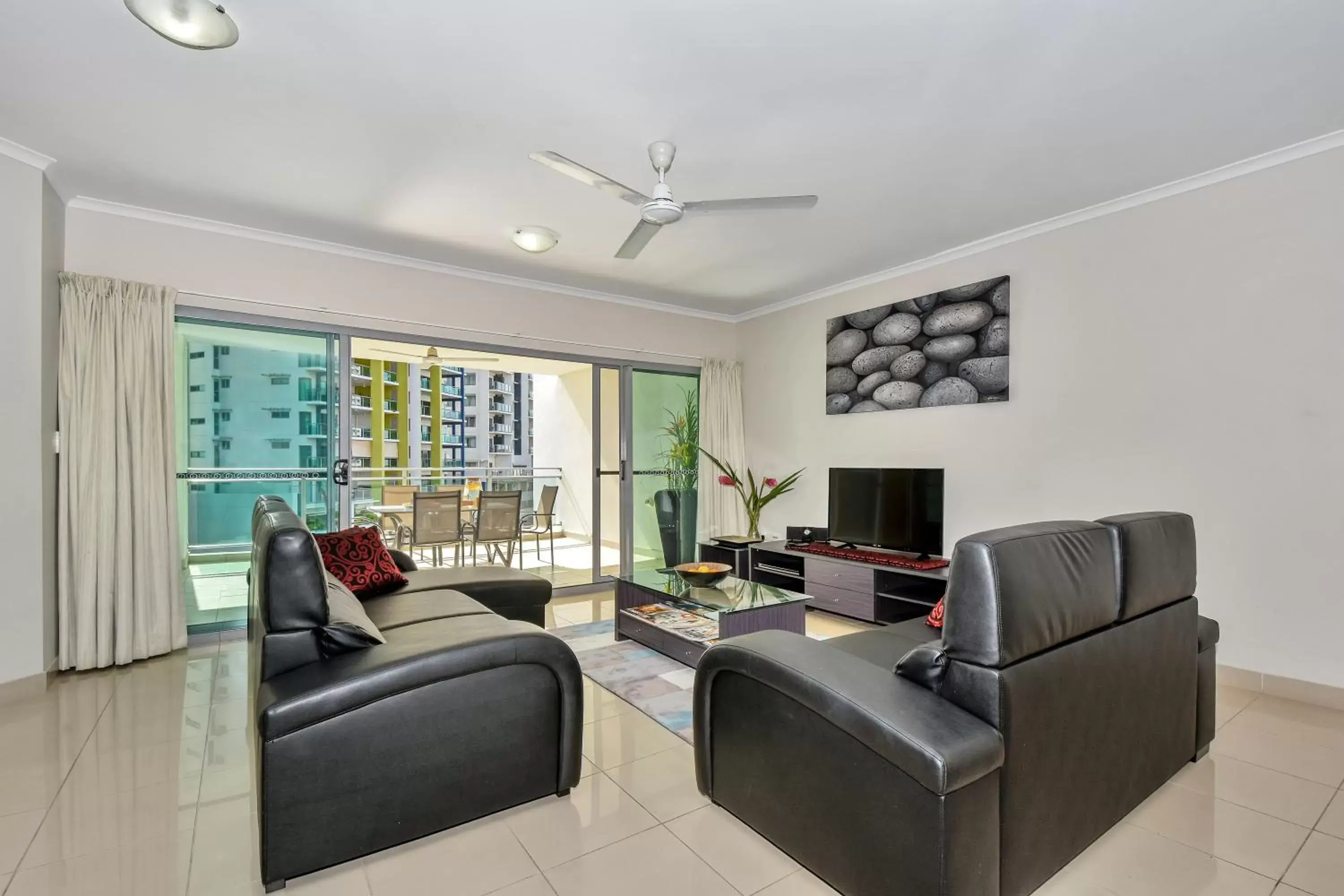 Living room, Seating Area in Argus Apartments Darwin