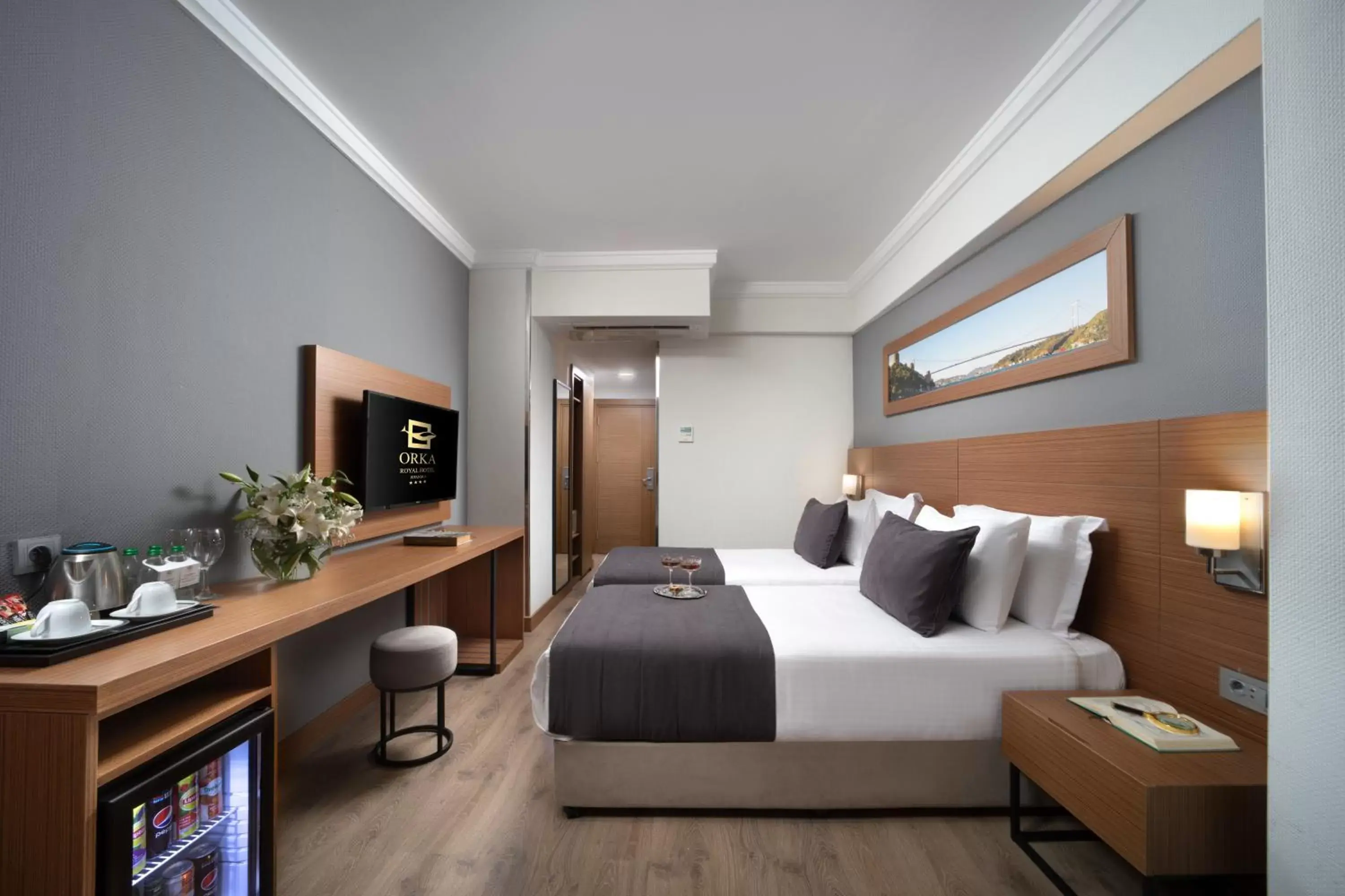 Bed in Orka Royal Hotel & Spa