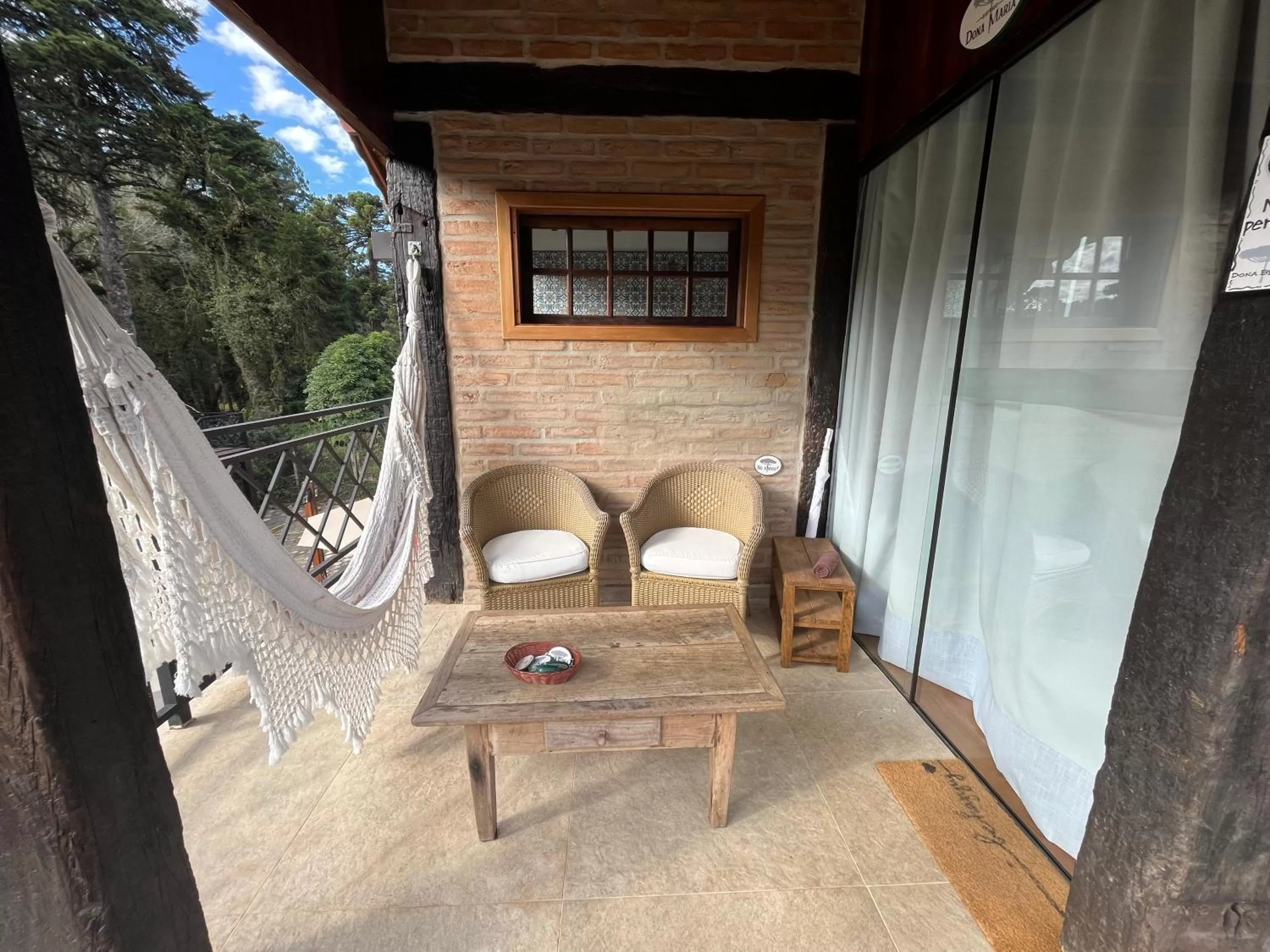 Balcony/Terrace, Seating Area in Pousada Dona Bendita