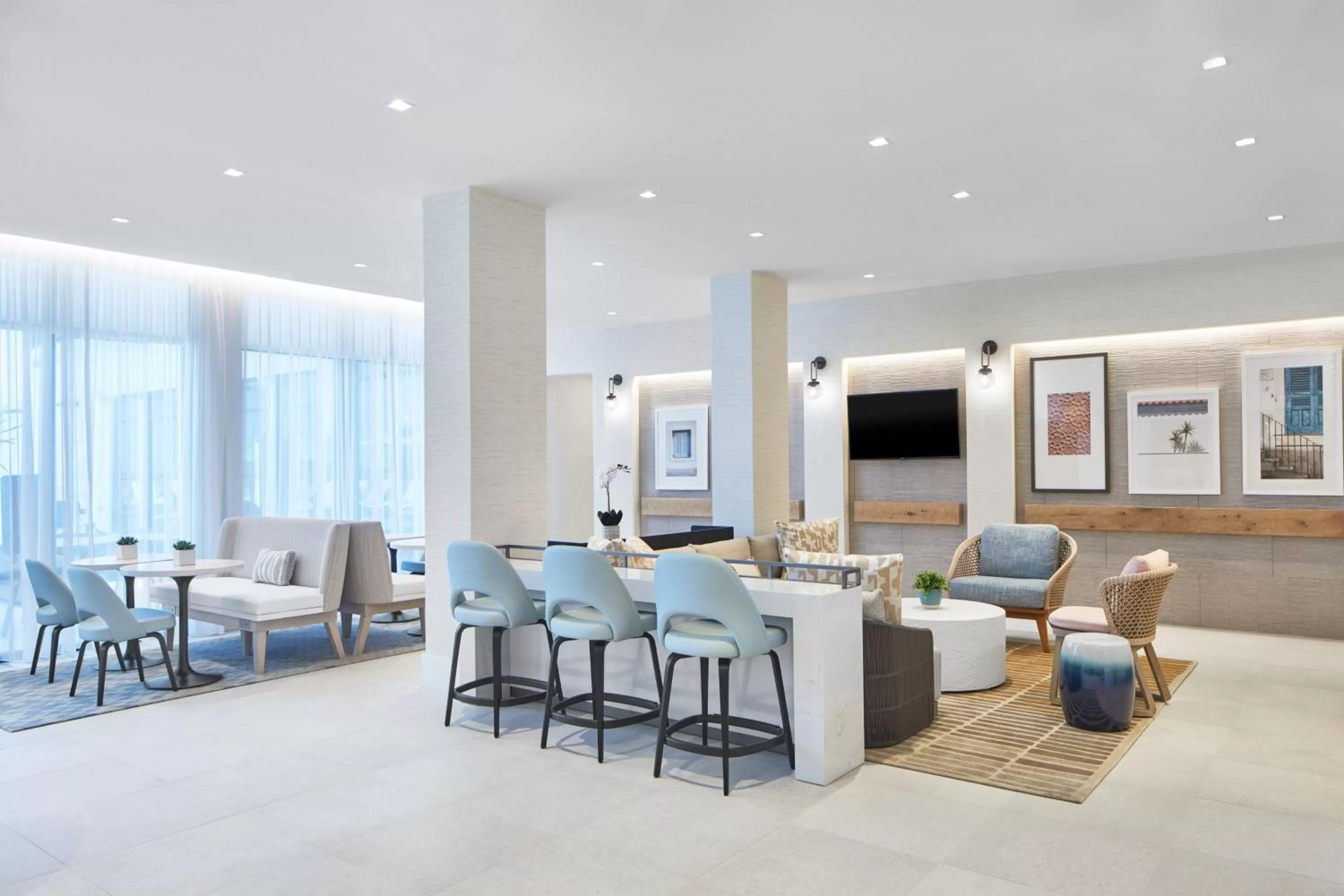 Lobby or reception in SpringHill Suites by Marriott Jacksonville Beach Oceanfront