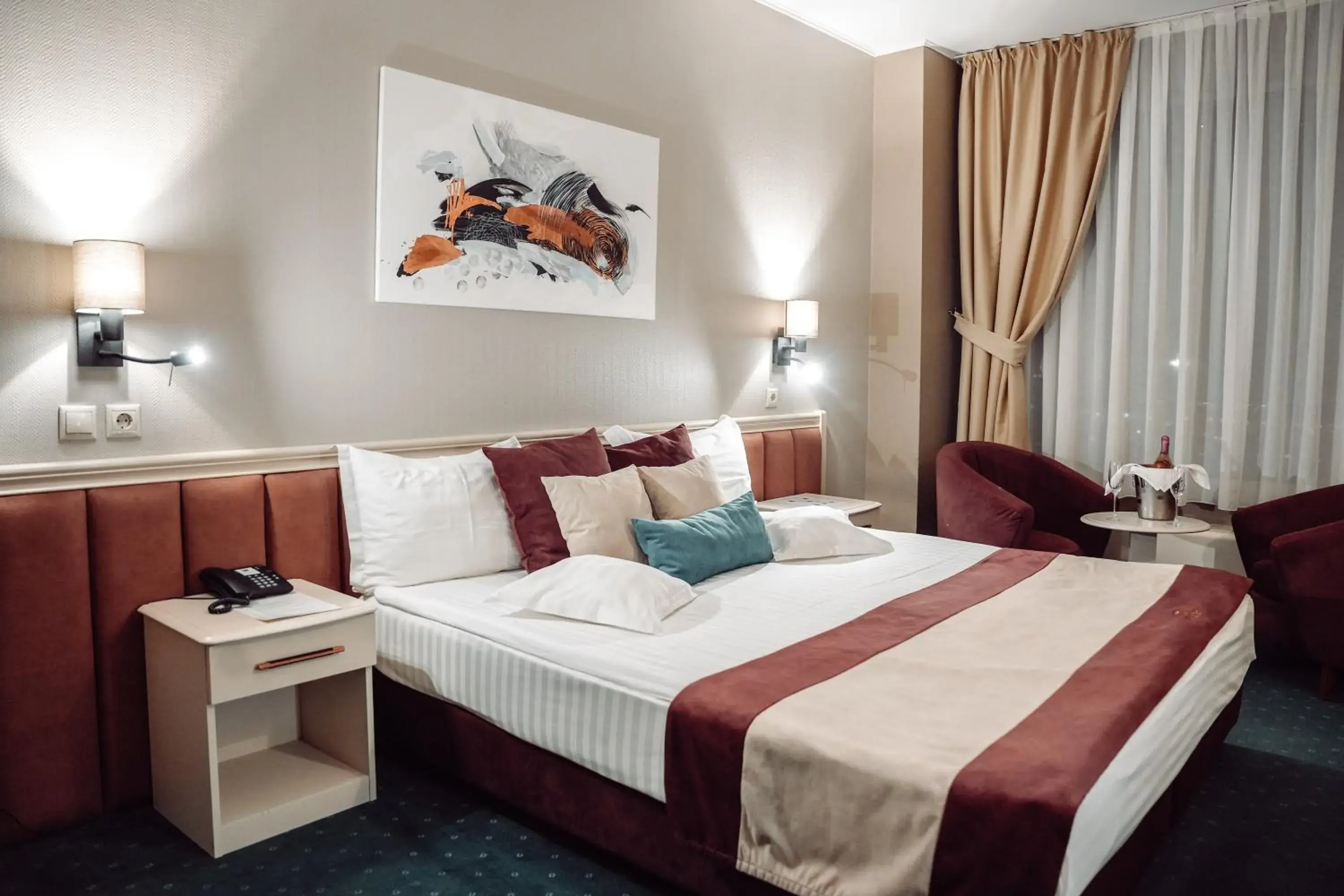 Bed in Unirea Hotel & Spa