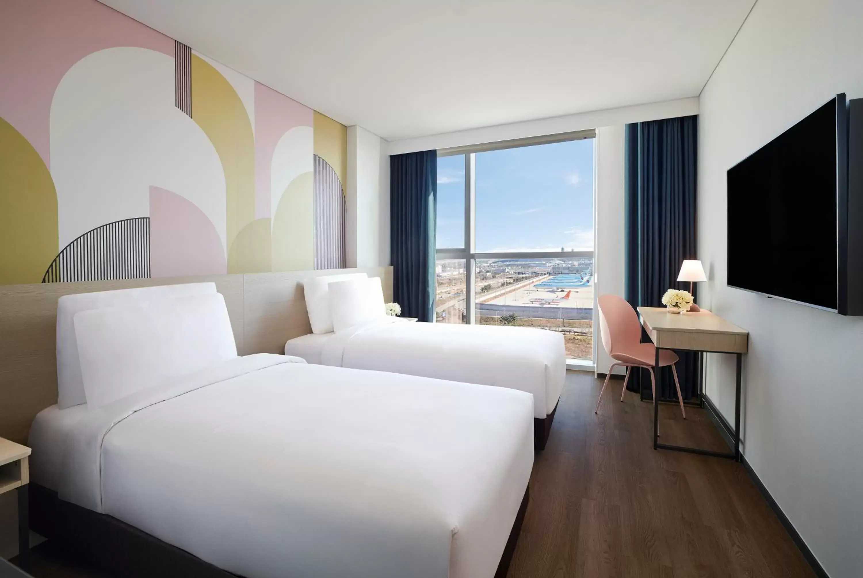 Bed in ibis Styles Ambassador Incheon Airport T2