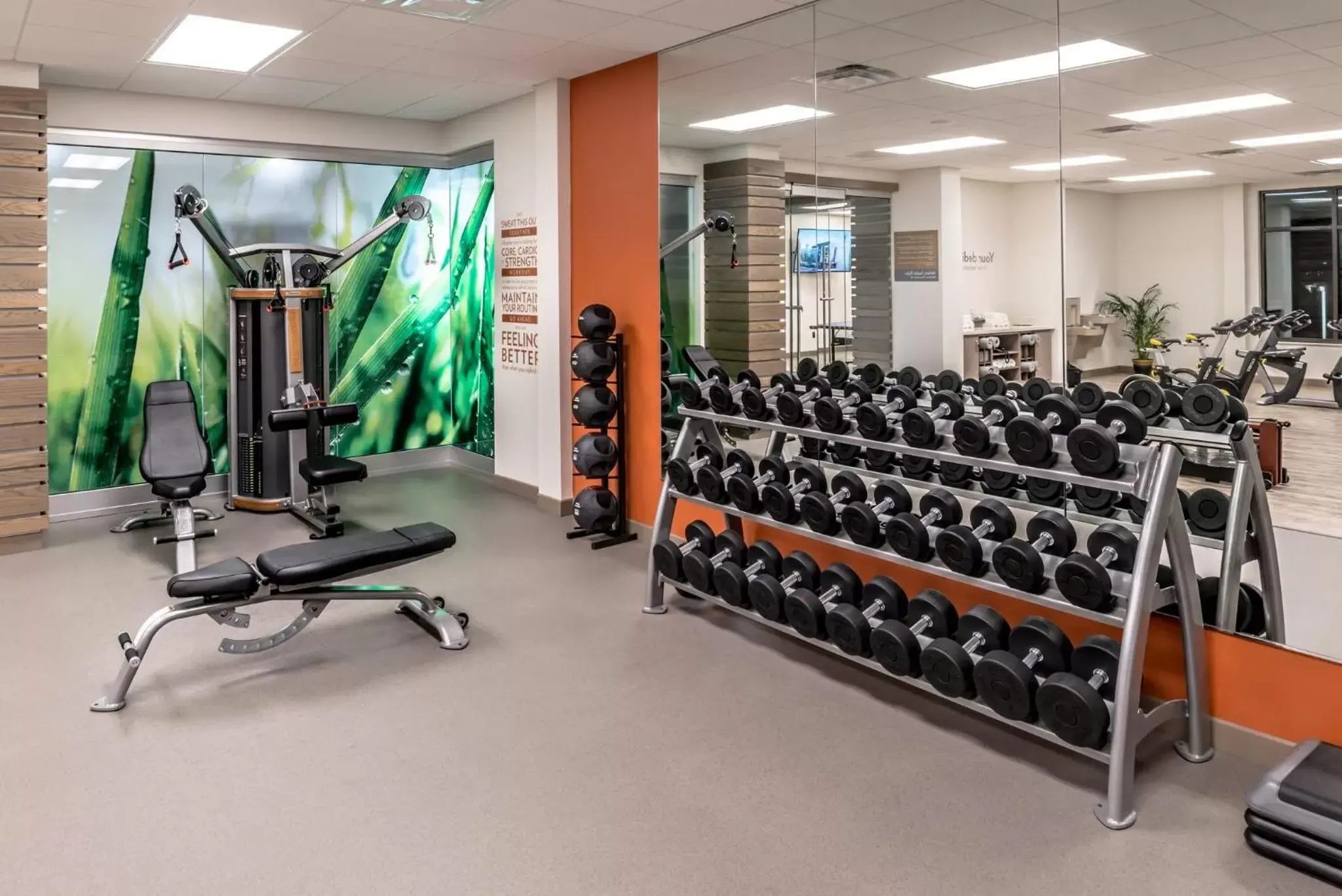 Fitness centre/facilities in EVEN Hotel Eugene by IHG Fitness centre/facilities in EVEN Hotel Eugene by IHG