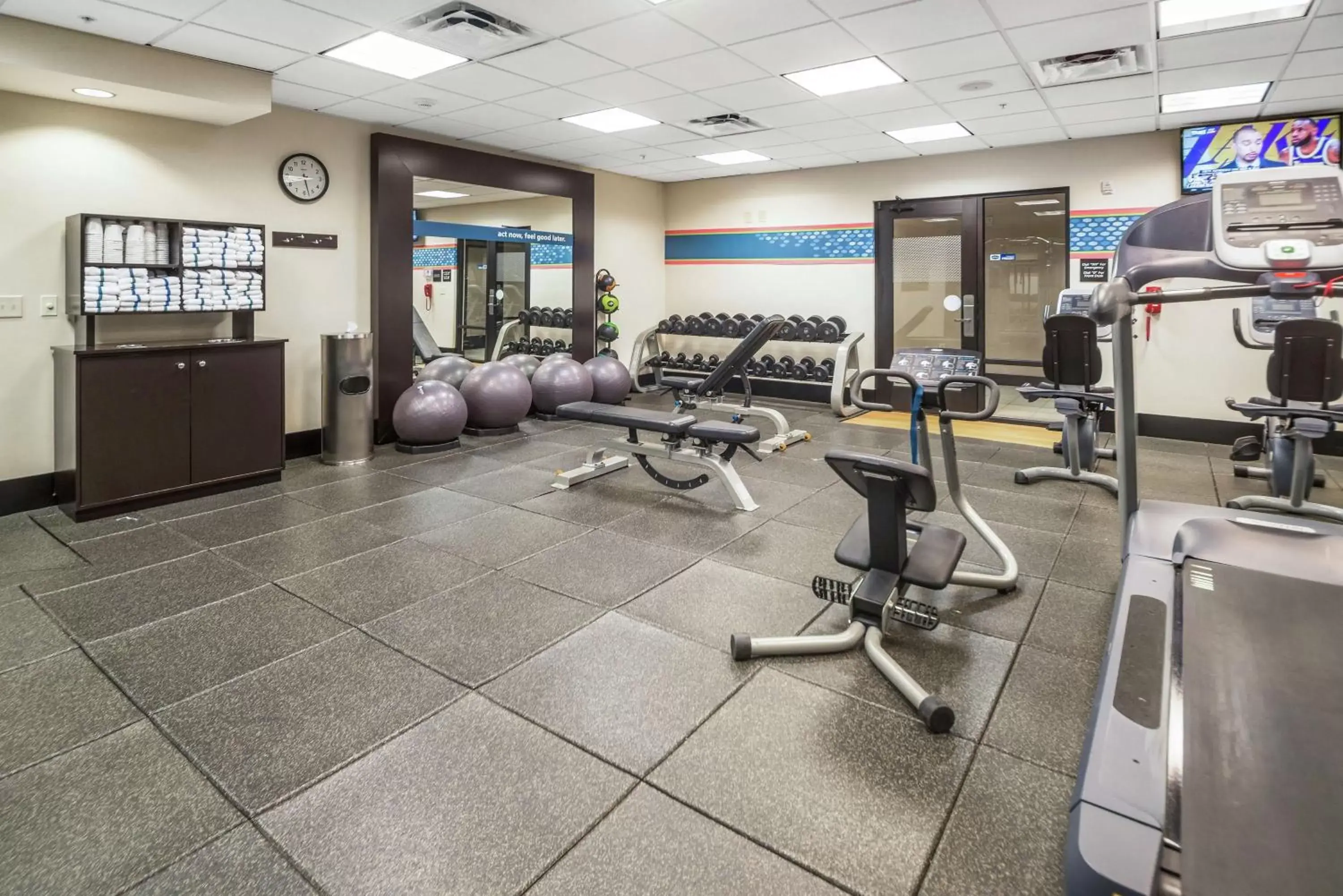 Fitness centre/facilities in Hampton Inn and Suites Tulsa/Catoosa Fitness centre/facilities in Hampton Inn and Suites Tulsa/Catoosa