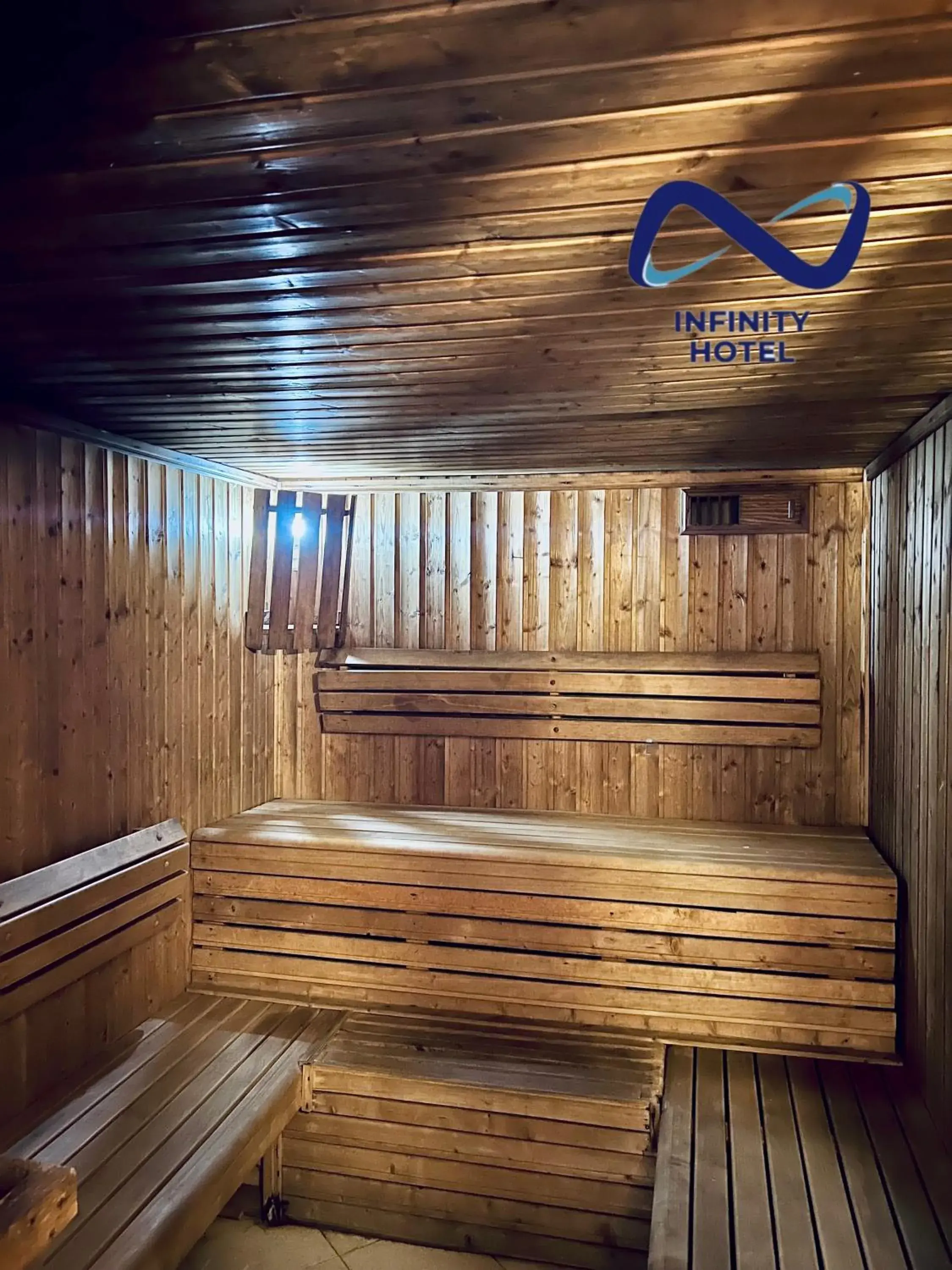 Sauna in Infinity Hotel Kampala