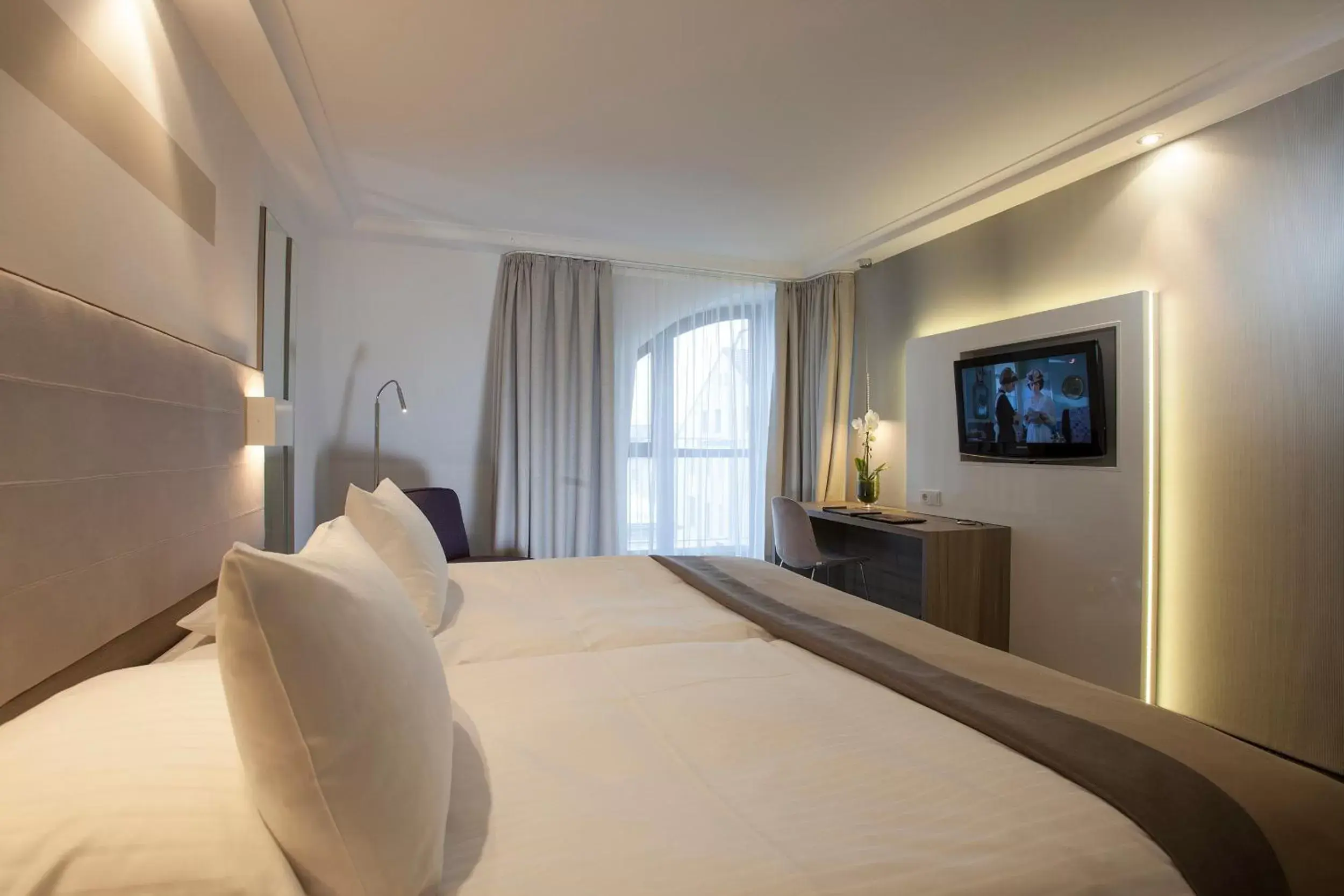 Bed in Hotel Erzgiesserei Europe Bed in Hotel Erzgiesserei Europe