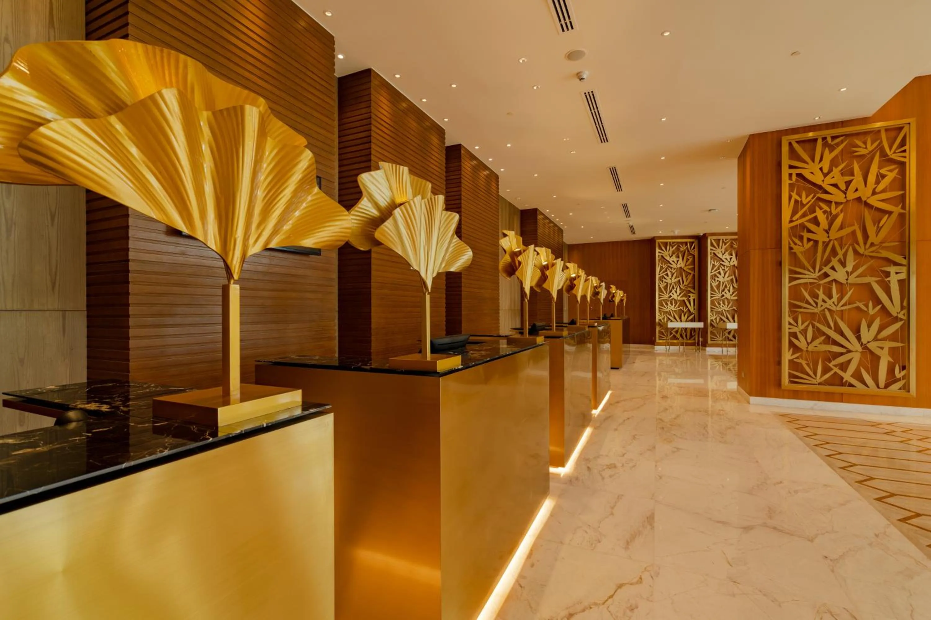 Lobby or reception in Johari Rotana