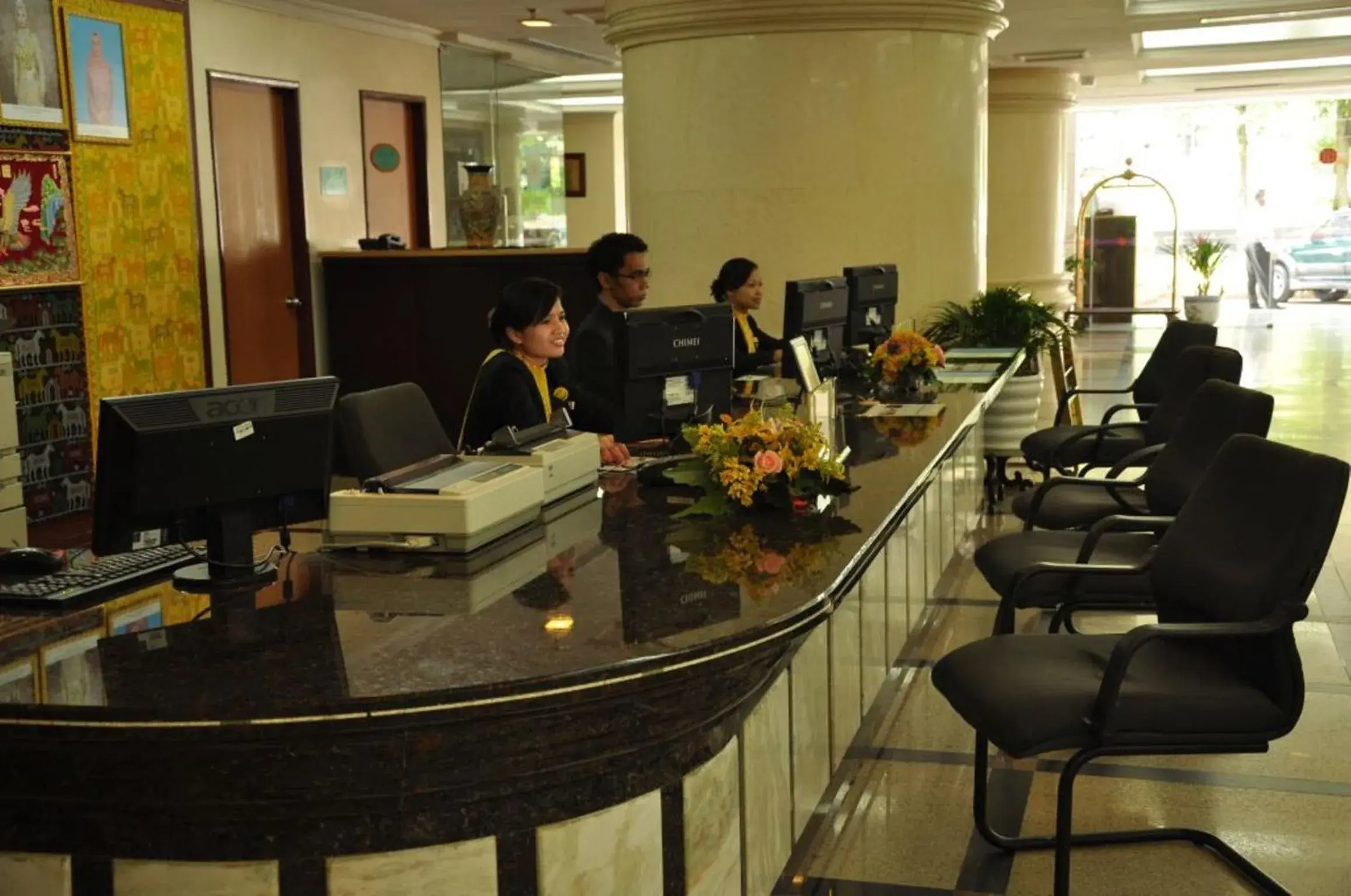 Lobby or reception in Tang Dynasty Park Hotel