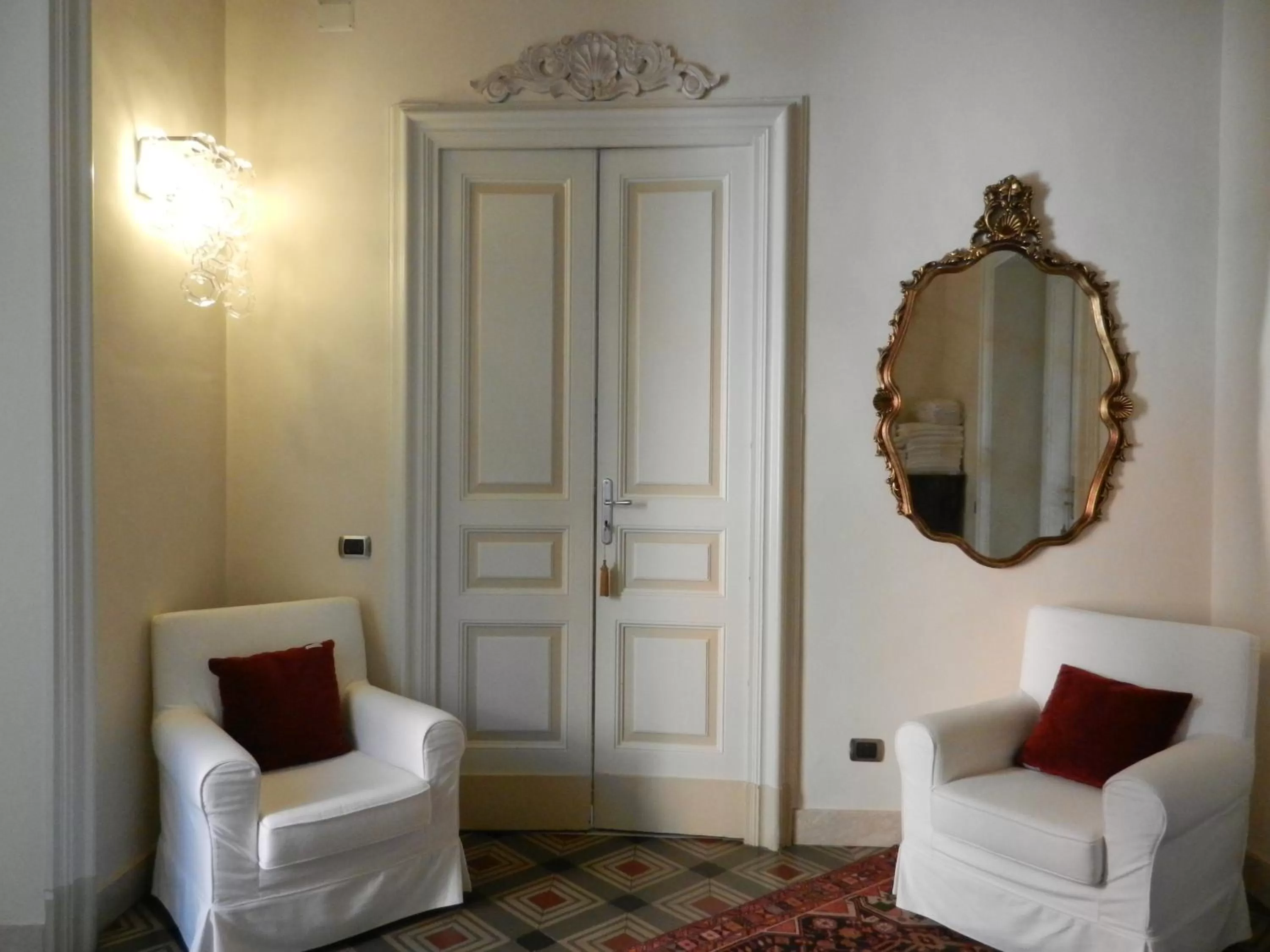 Lobby or reception in RossoCorallo B&B