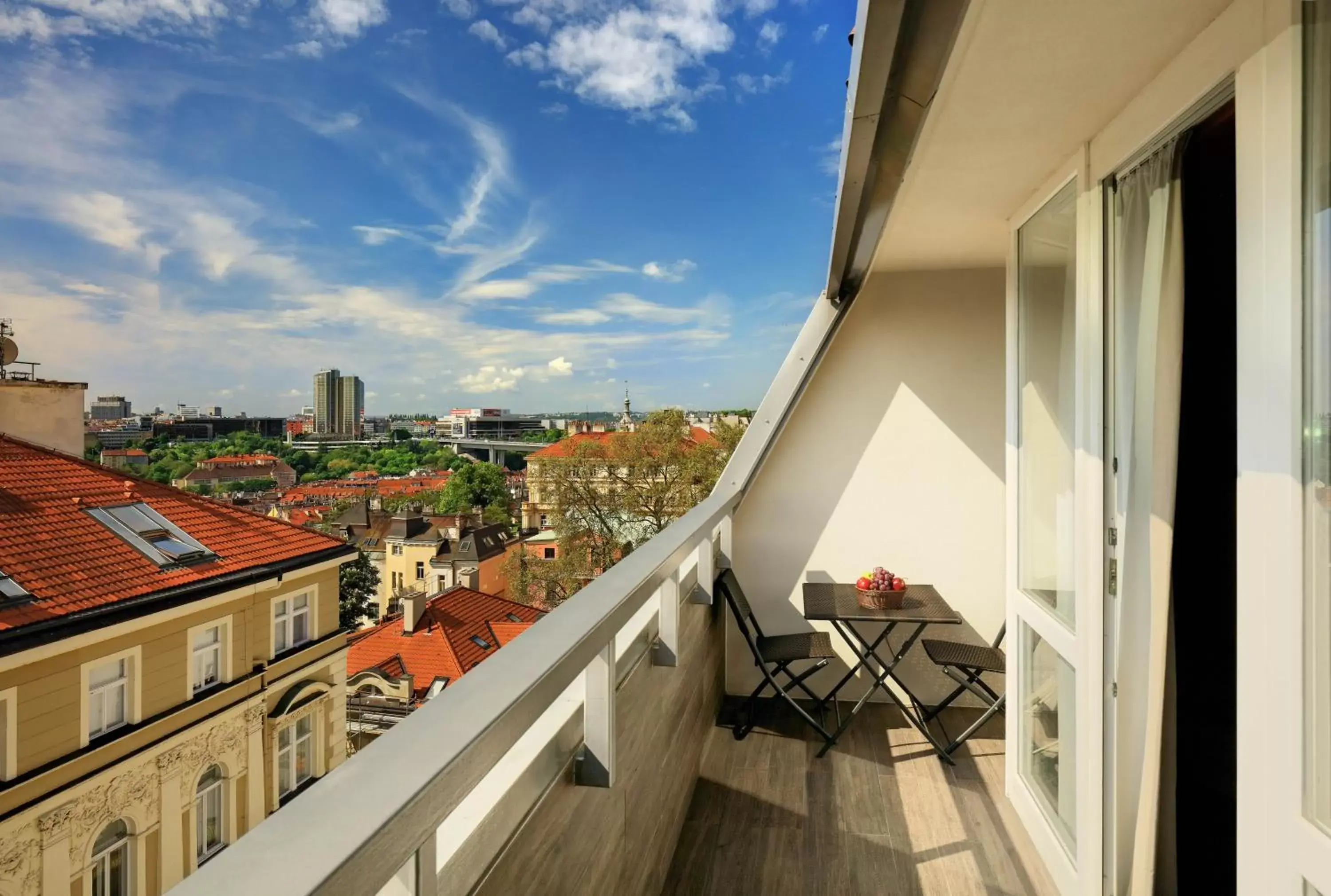 Balcony/Terrace in Ametyst Hotel Praha