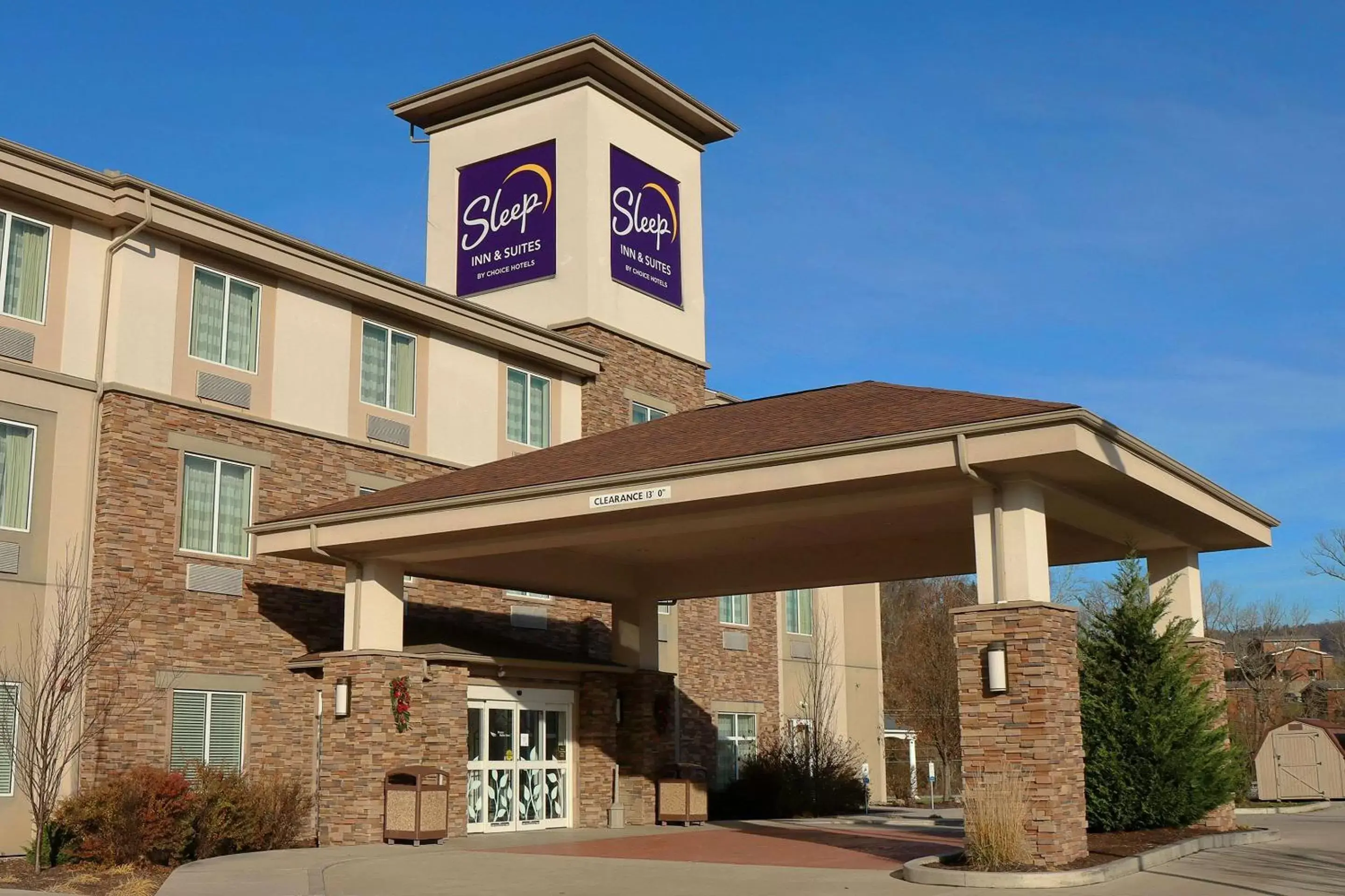 Property building in Sleep Inn & Suites Moundsville