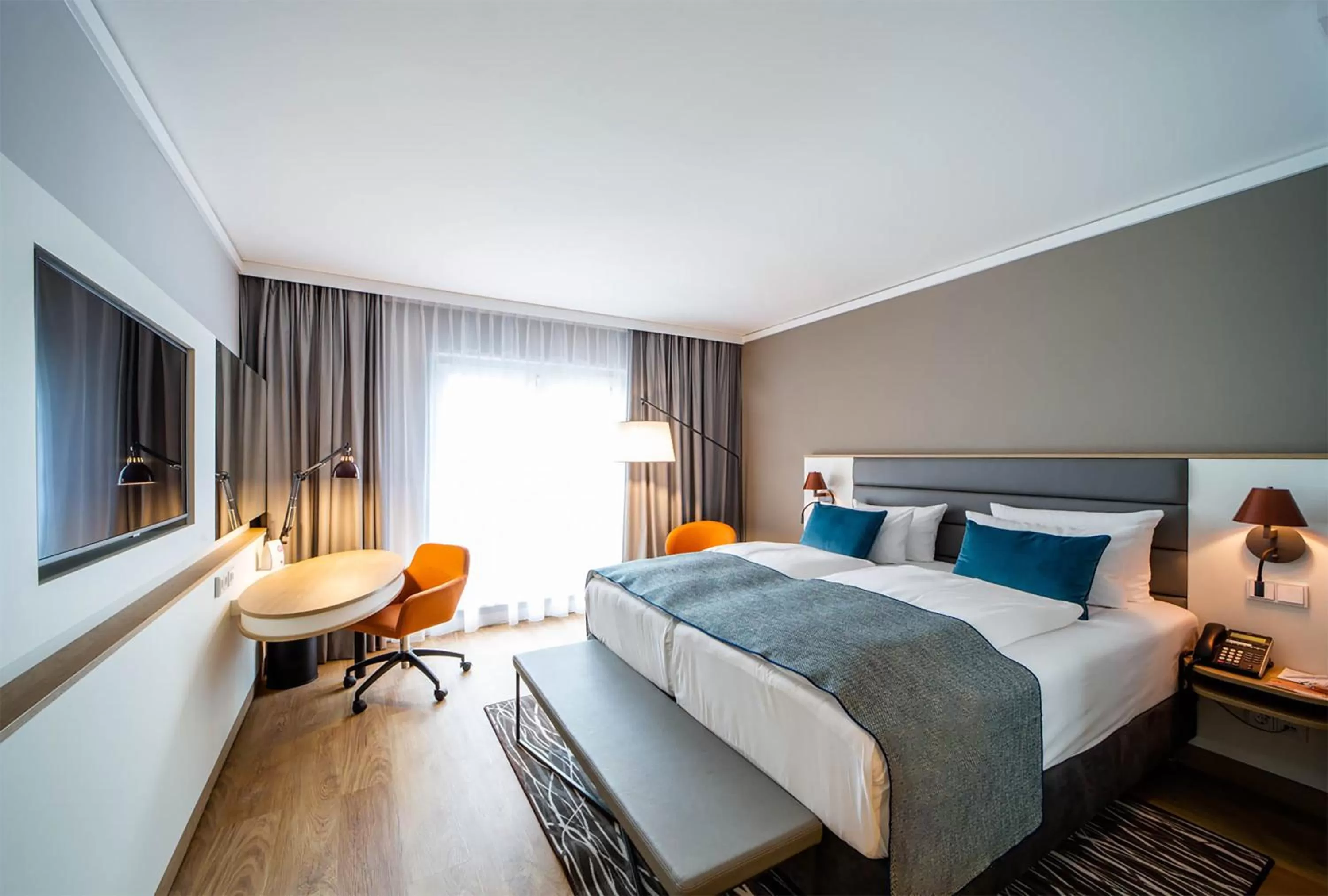 Photo of the whole room, Bed in Holiday Inn Berlin Airport - Conference Centre by IHG