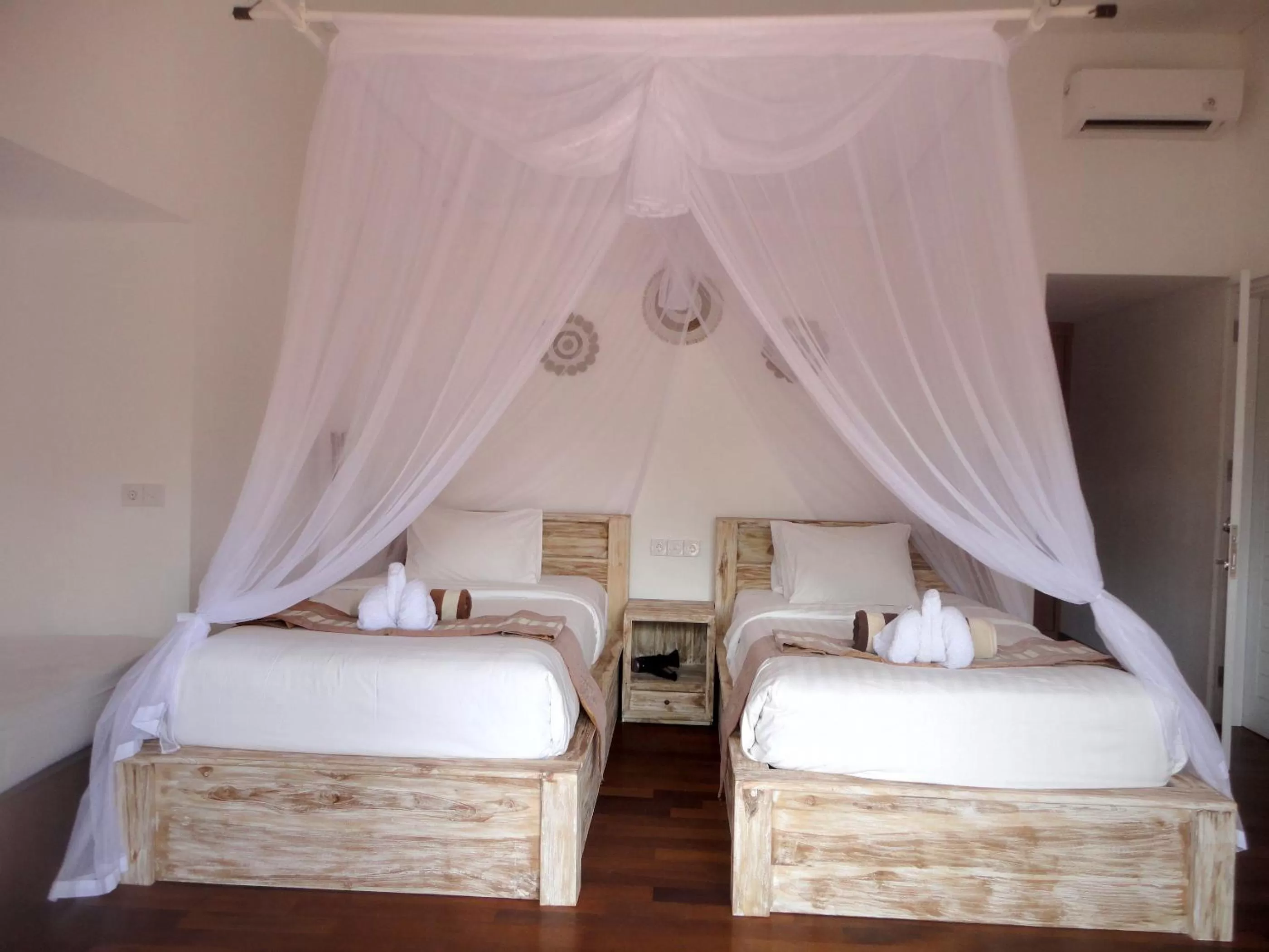 Bed in Sanghyang Bay Villas
