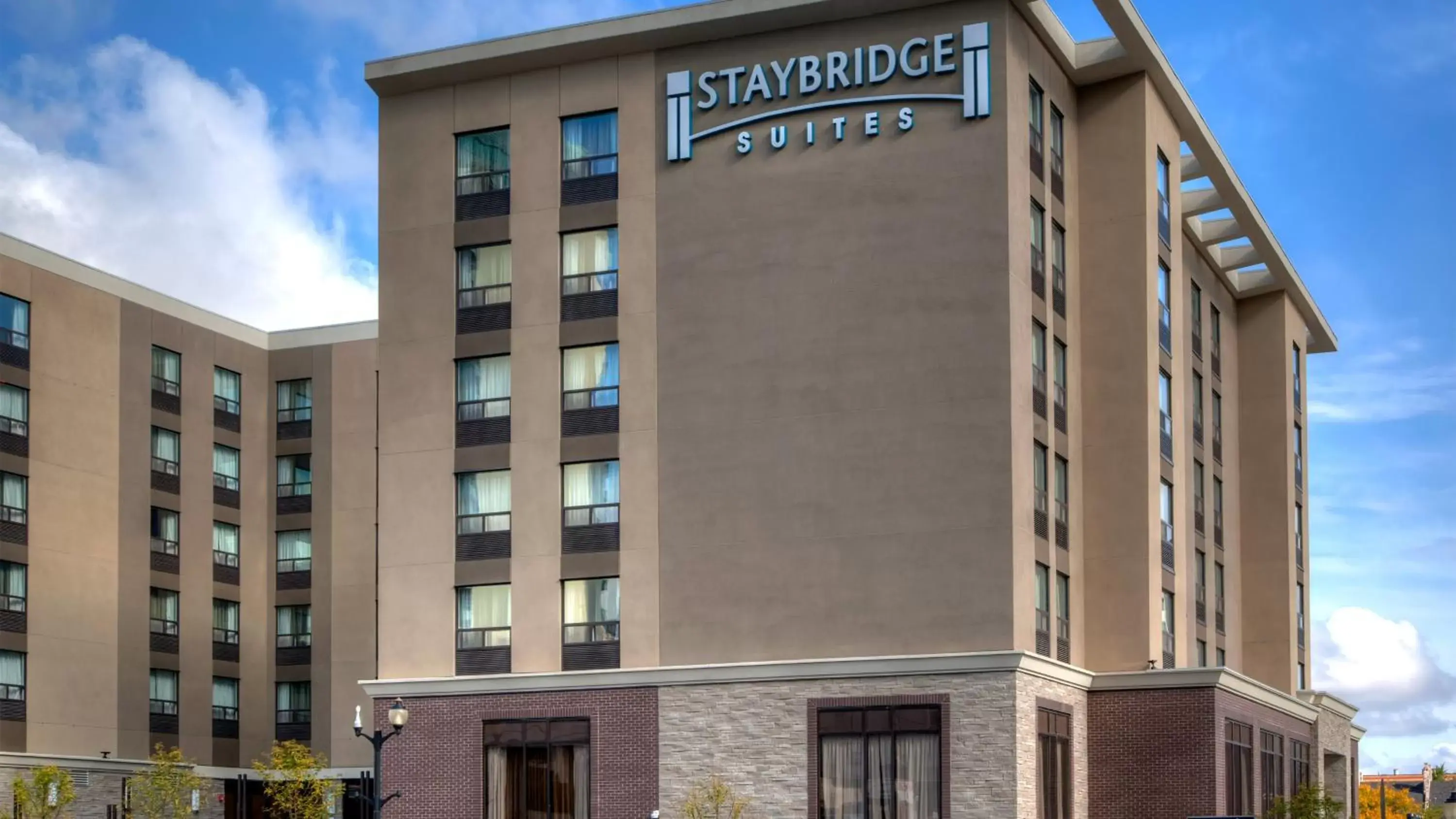 Property building in Staybridge Suites Hamilton - Downtown, an IHG Hotel