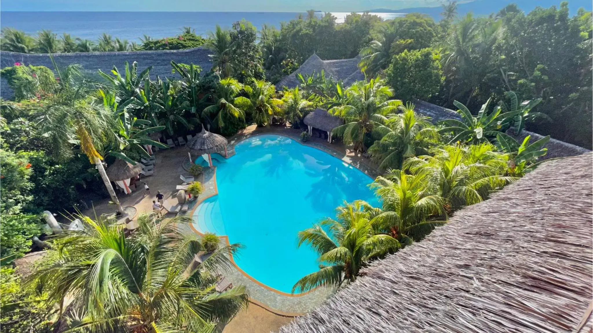 Pool View in Coco Grove Beach Resort, Siquijor Island