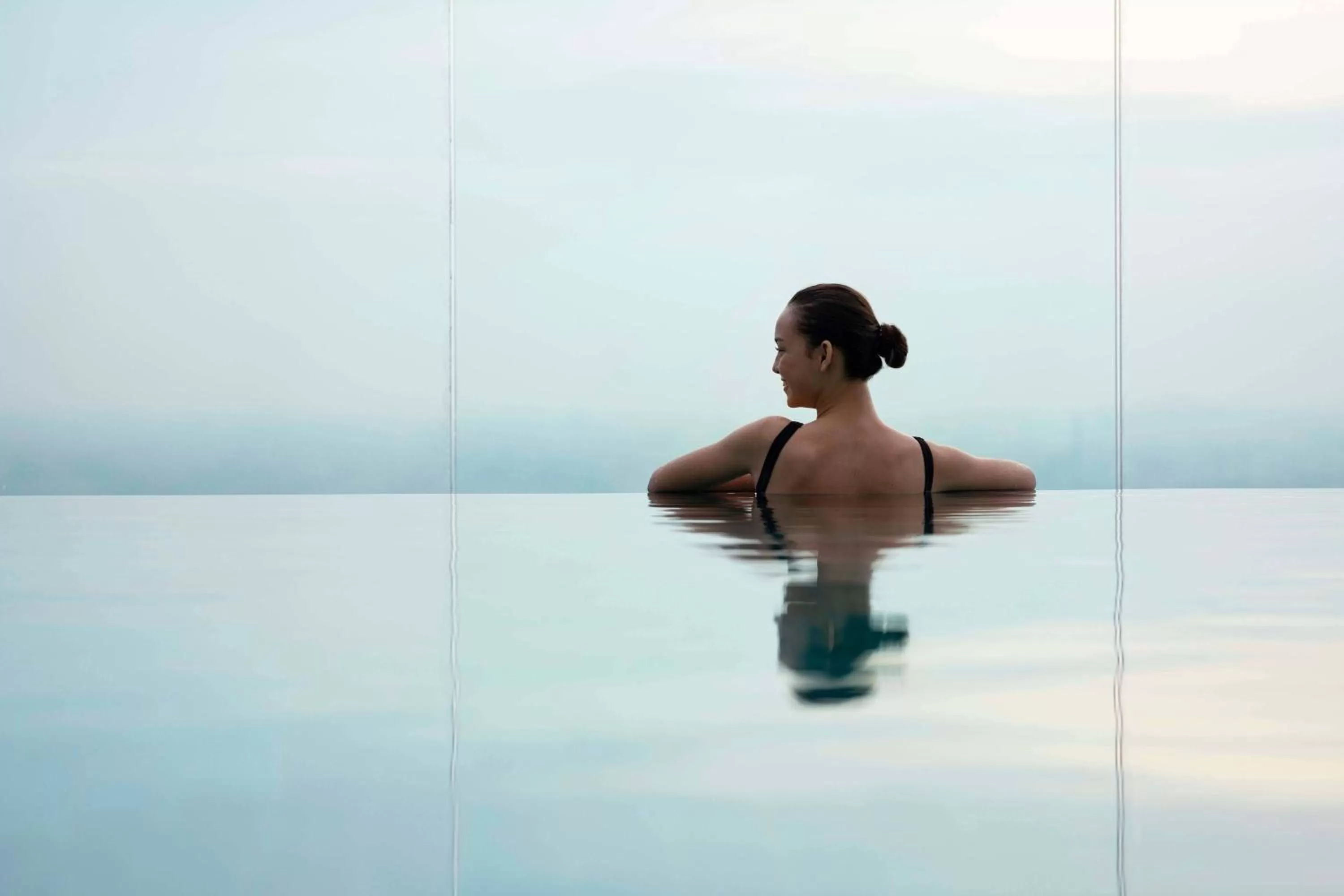 Swimming pool in JW Marriott Hotel Medan