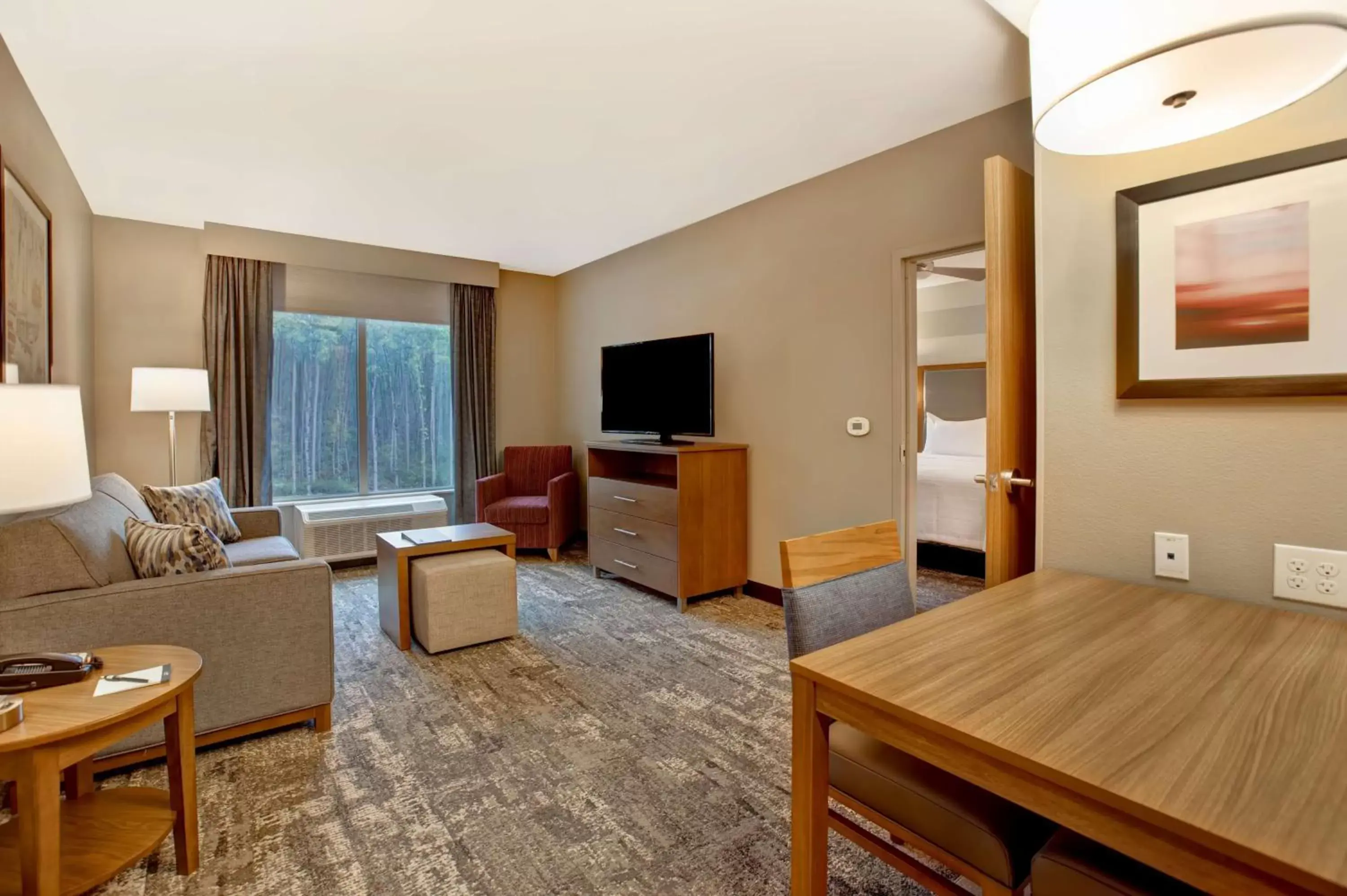 Bedroom, Seating Area in Homewood Suites By Hilton Summerville