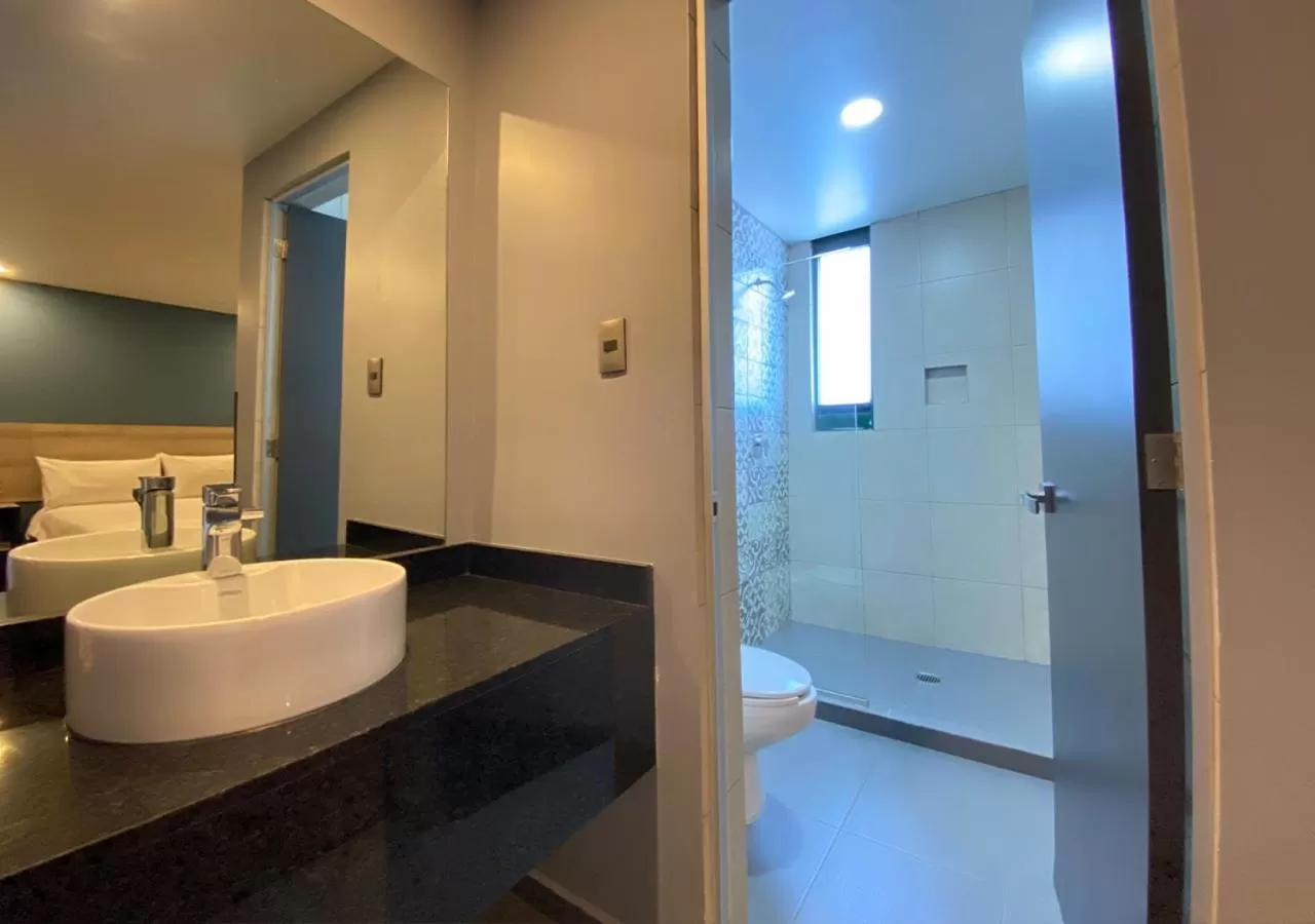 Bathroom in Hotel Estrella de Oriente